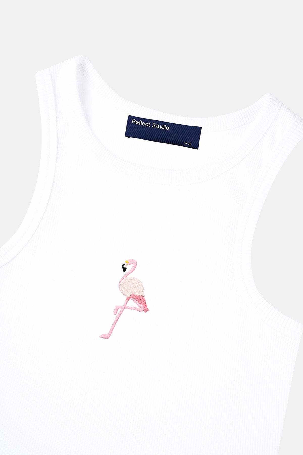 Flamingo Ribana Halter Yaka Atlet - Beyaz