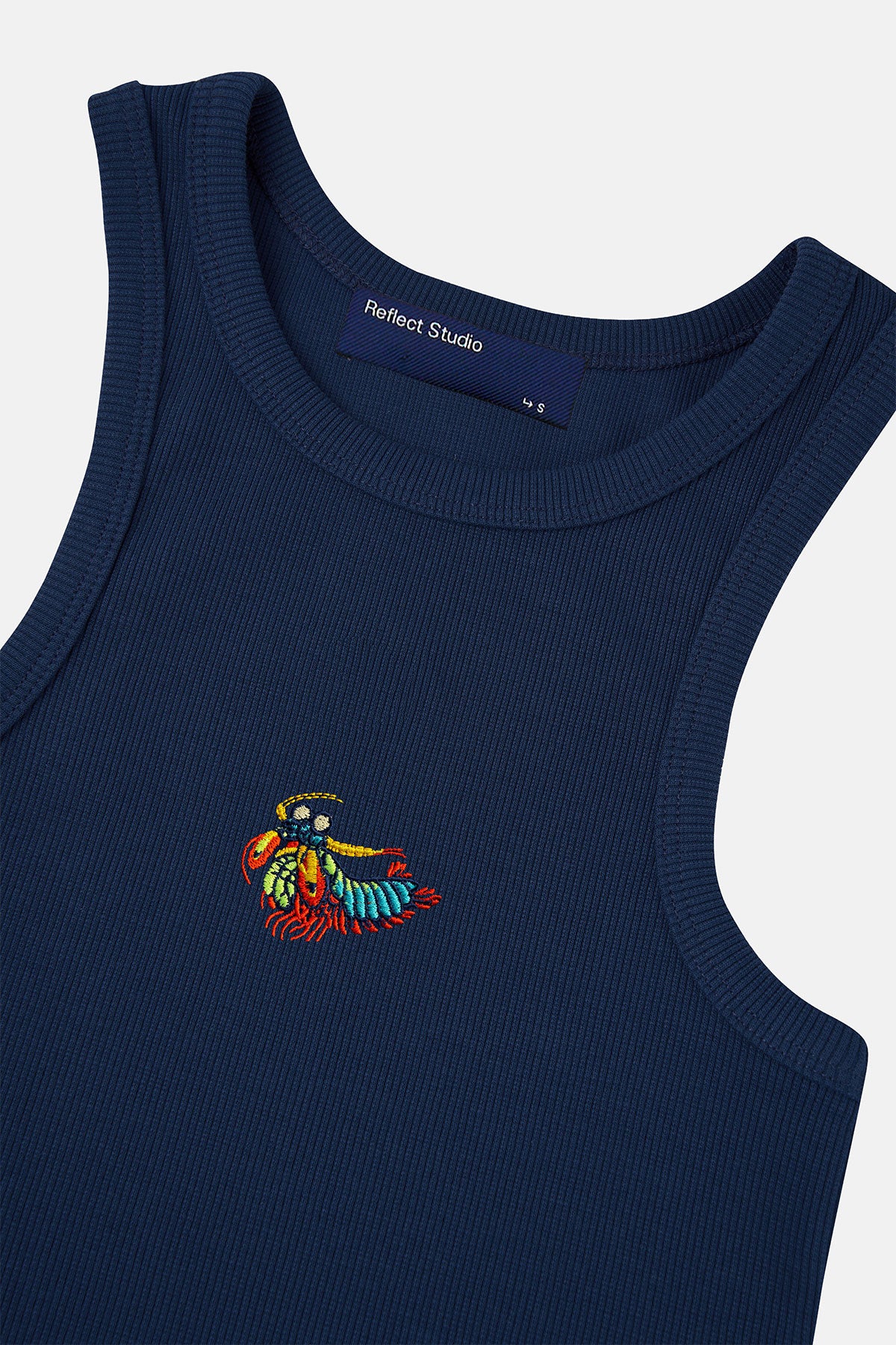Mantis Karidesi Ribana Halter Yaka Atlet - Lacivert