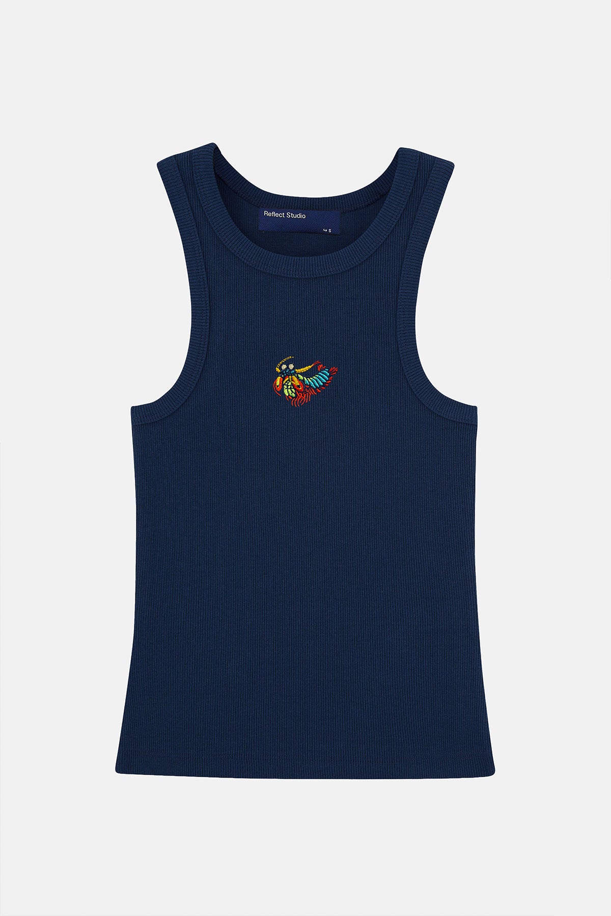 Mantis Karidesi Ribana Halter Yaka Atlet - Lacivert