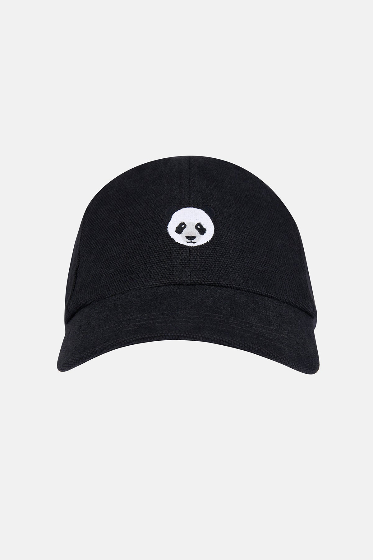 Panda Washed Şapka - Siyah