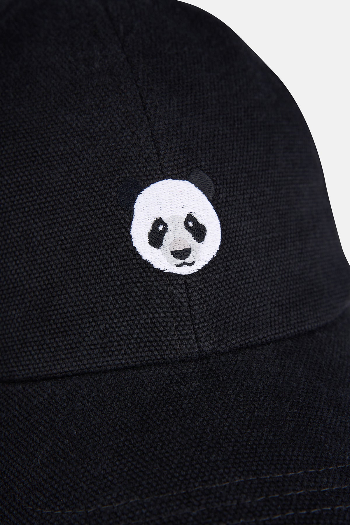 Panda Washed Şapka - Siyah