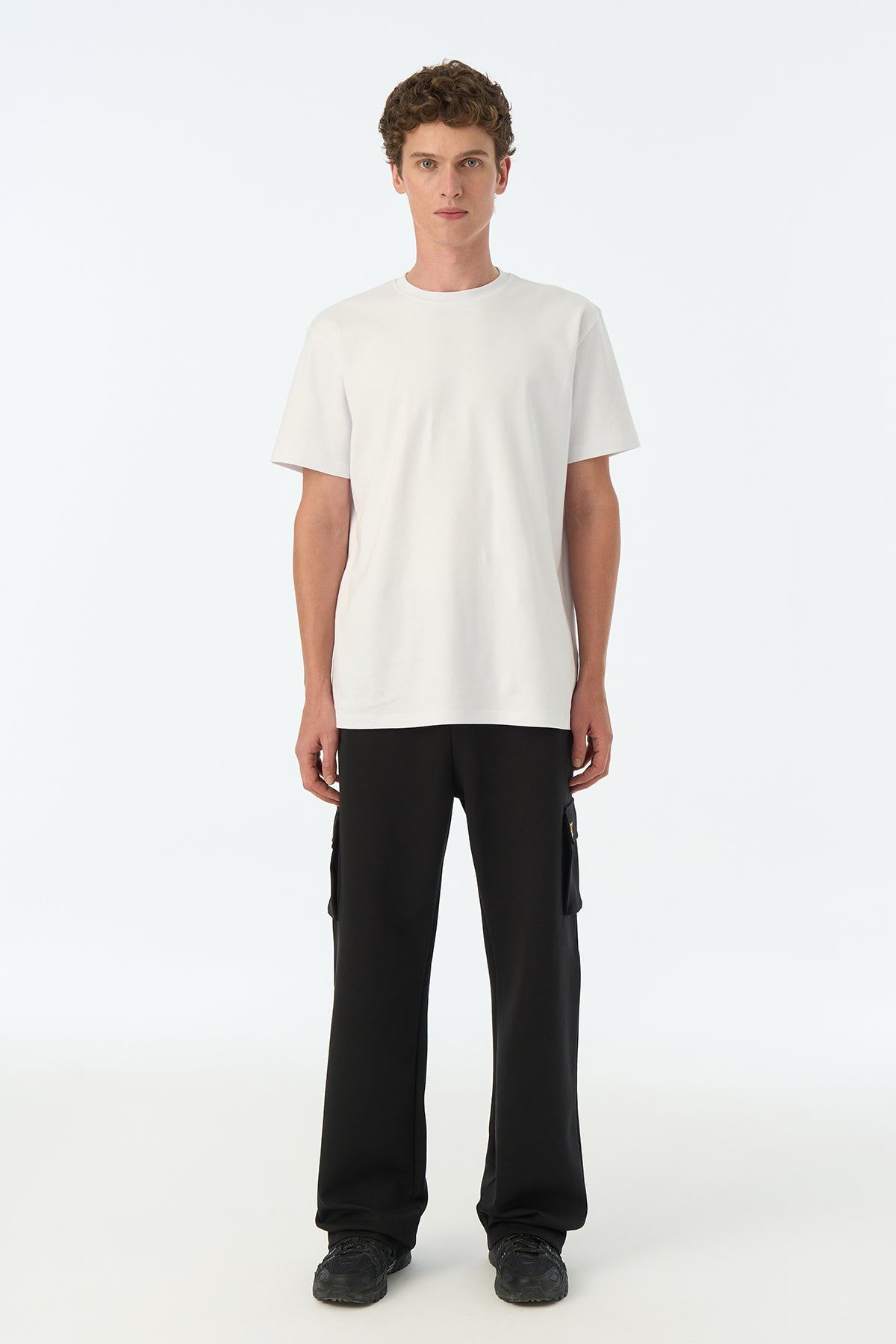 Kaplan Premium Erkek Kargo Eşofman Altı - Siyah
