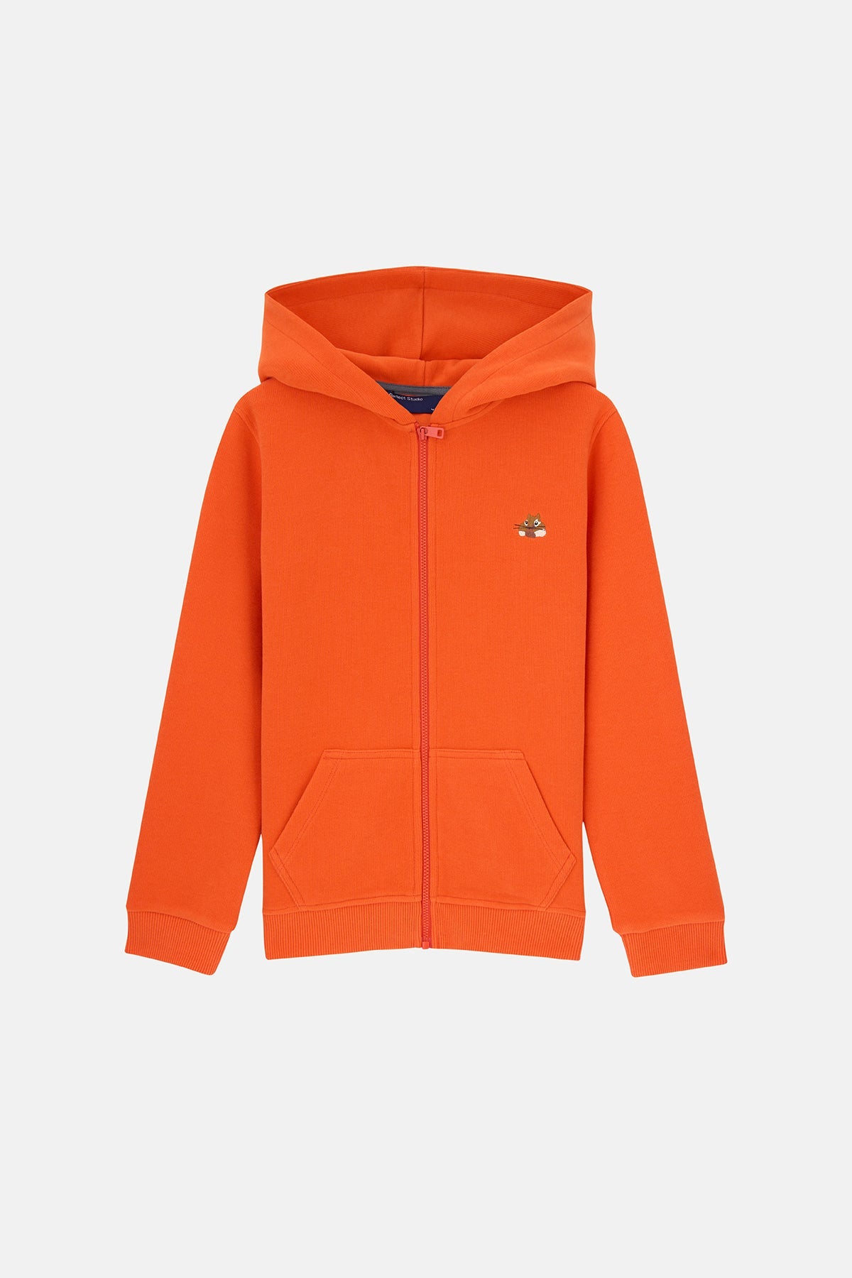 Sincap SuperSoft Çocuk Full Zip Hoodie - Turuncu