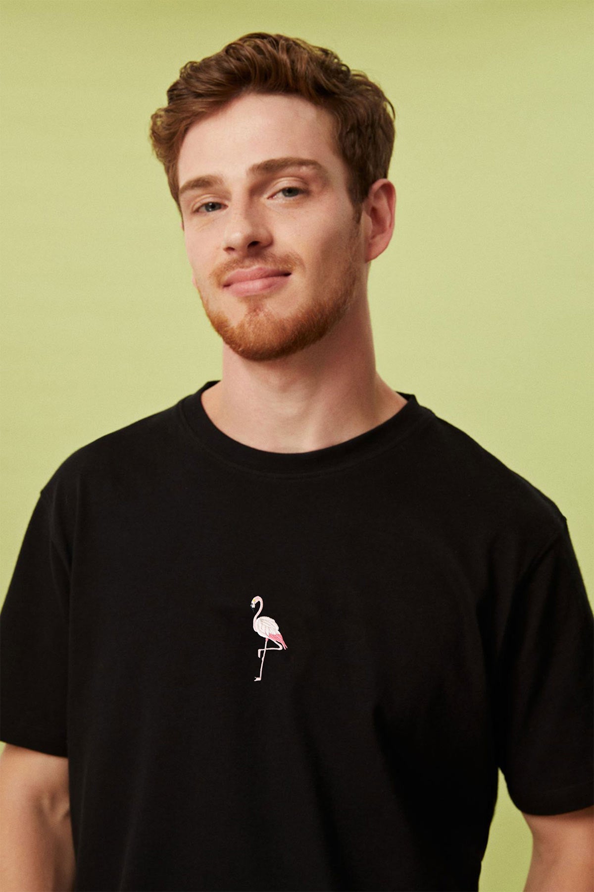 Flamingo Premium T-Shirt - Siyah
