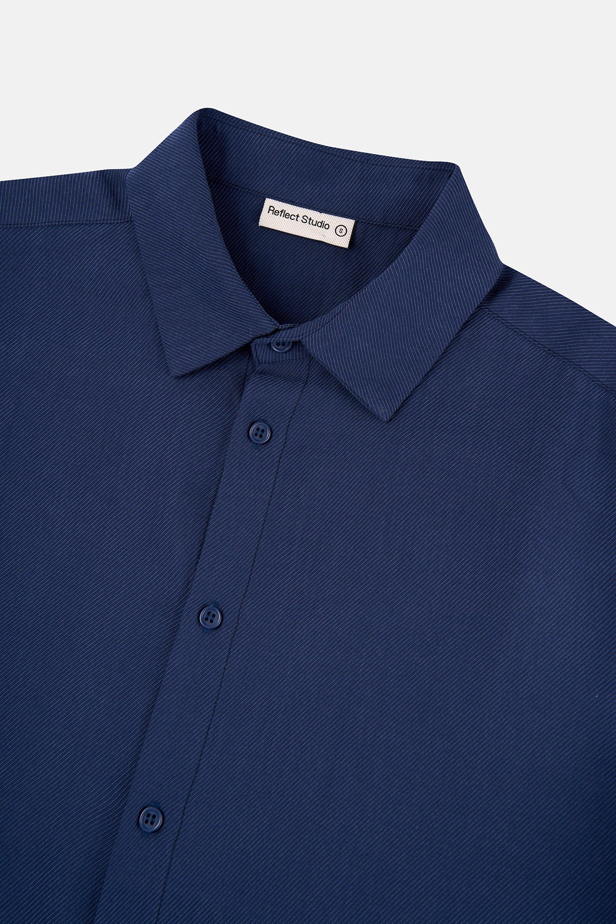 Basic TENCEL™ Uzunkollu Gömlek - Lacivert