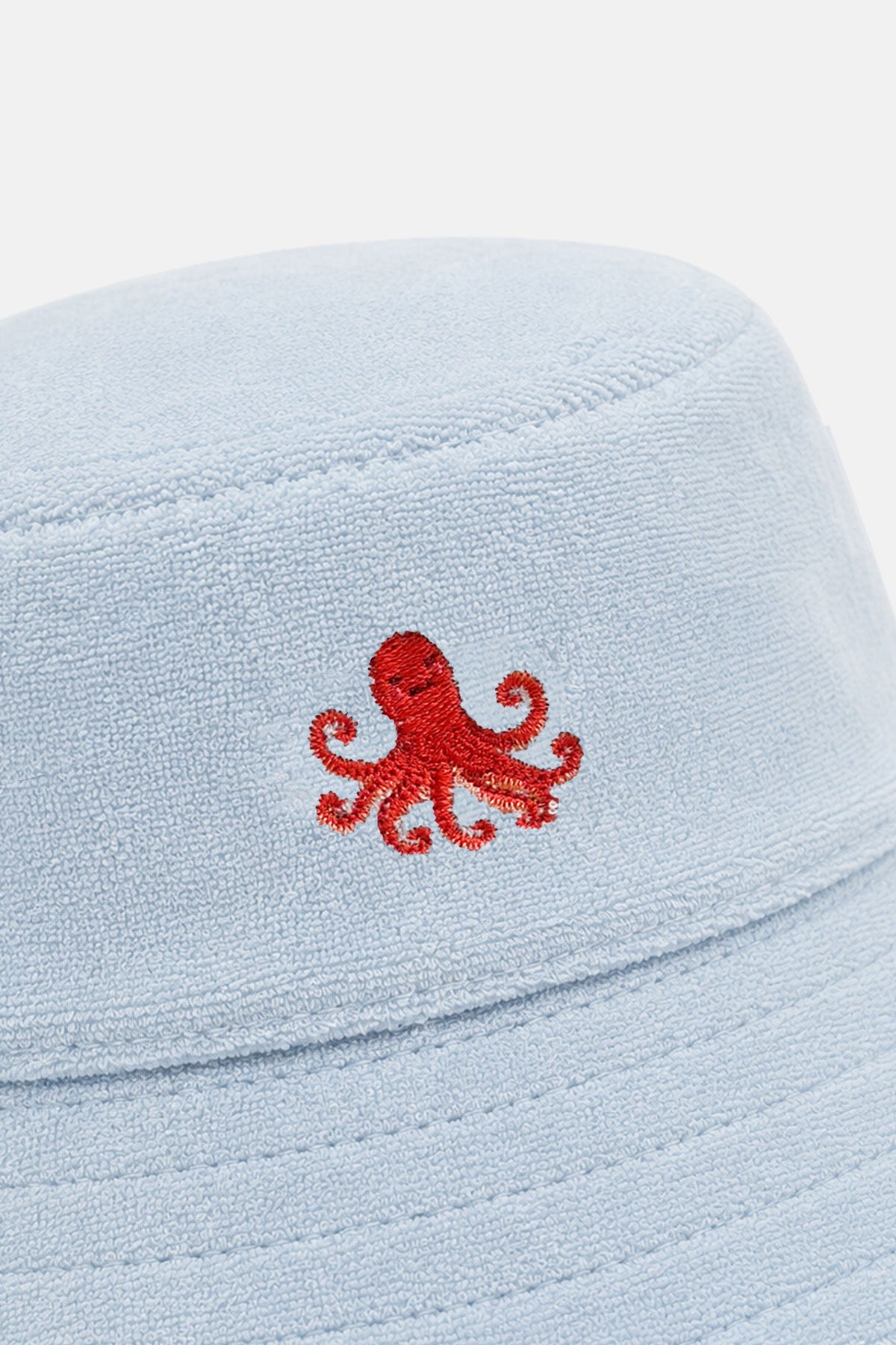Ahtapot Terry Bucket Hat - Açık Mavi