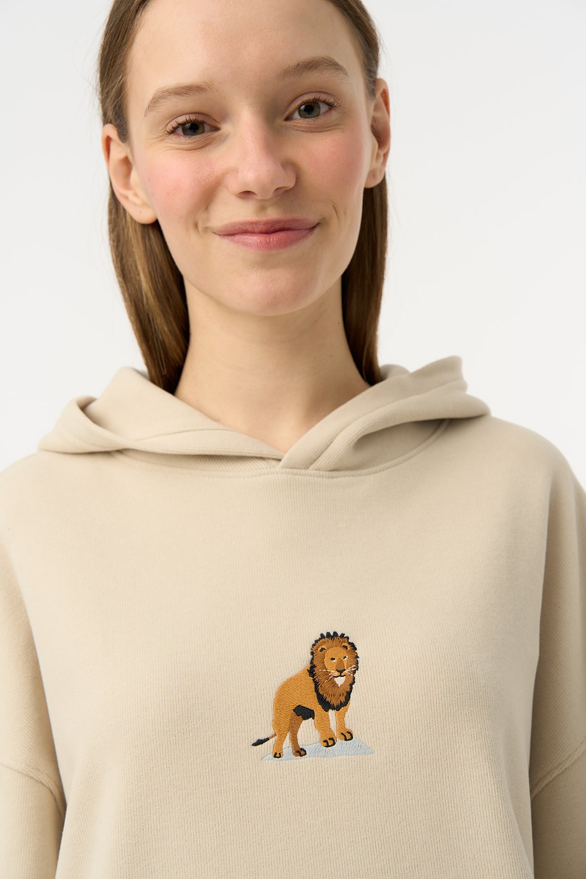 Aslan SuperSoft Hoodie - Parşömen Bej