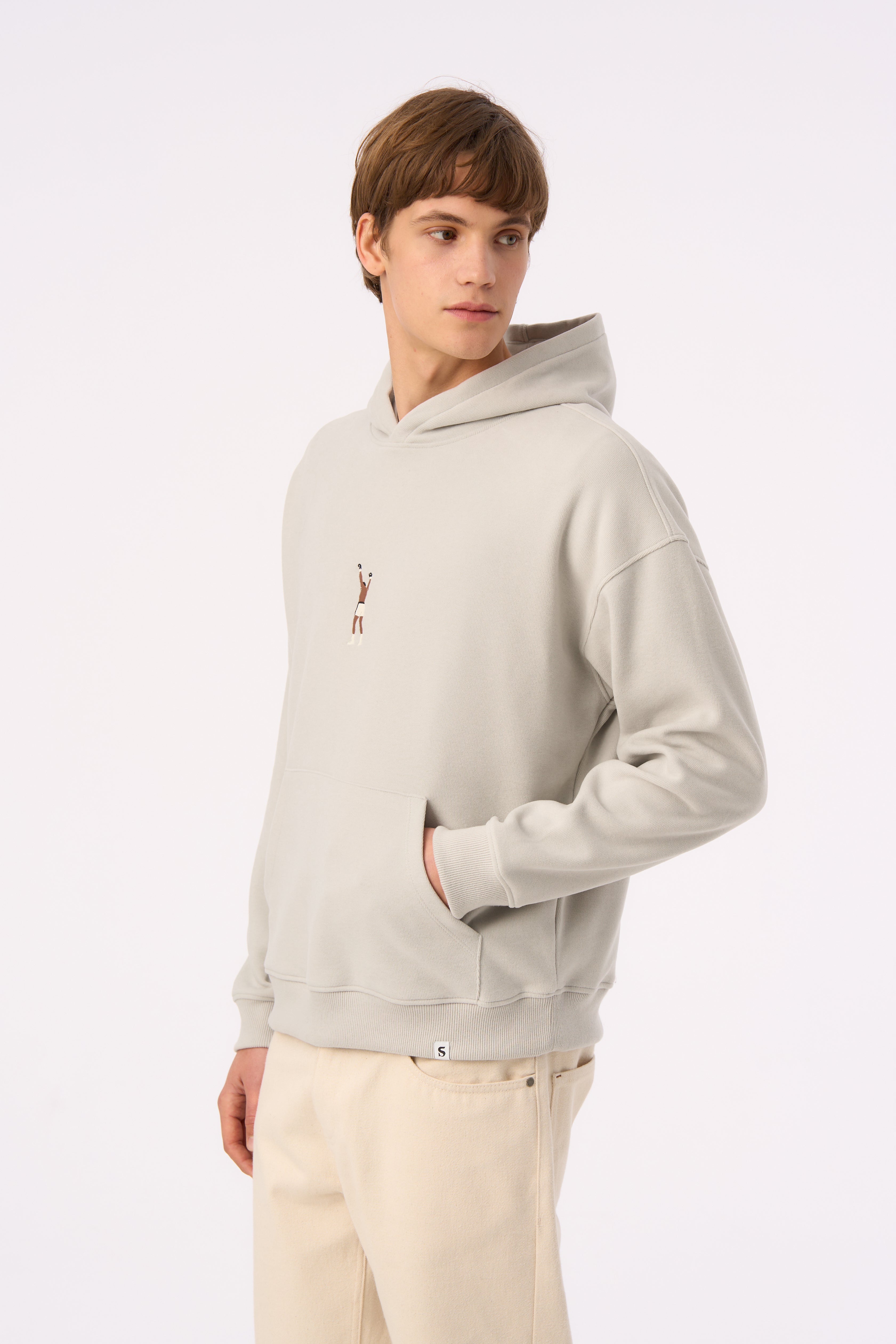 The Greatest SuperSoft Cepli Hoodie - Açık Gri