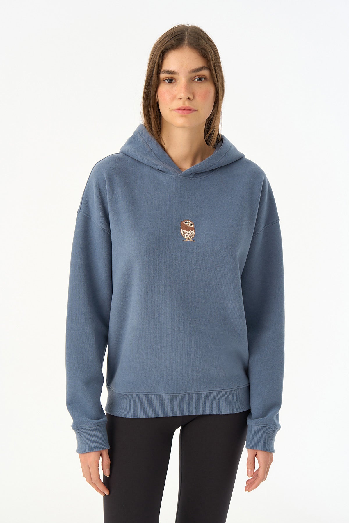 Goblin Baykuş SuperSoft Hoodie - Flint Mavi