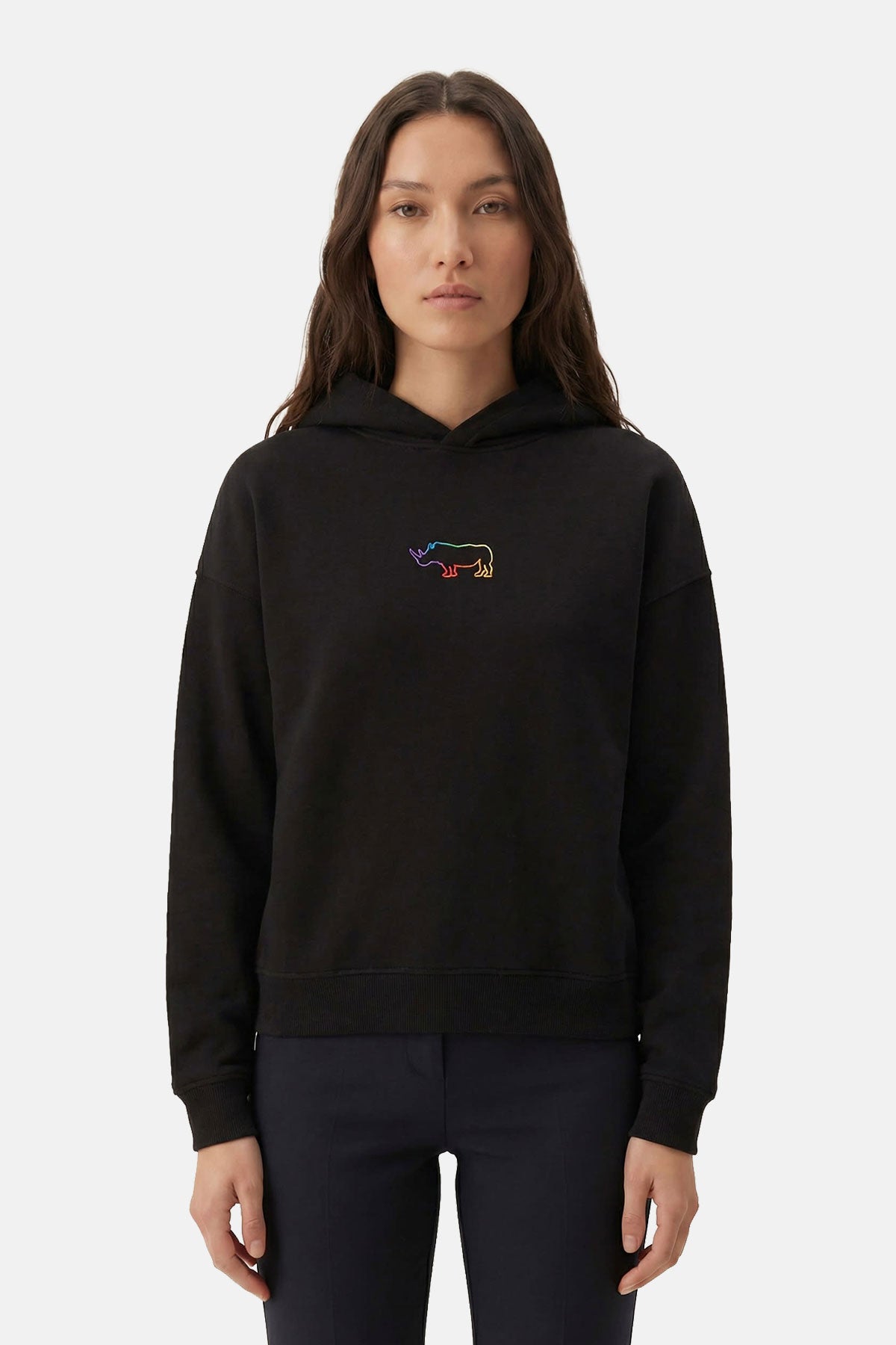 Gergedan SuperSoft Hoodie - Siyah