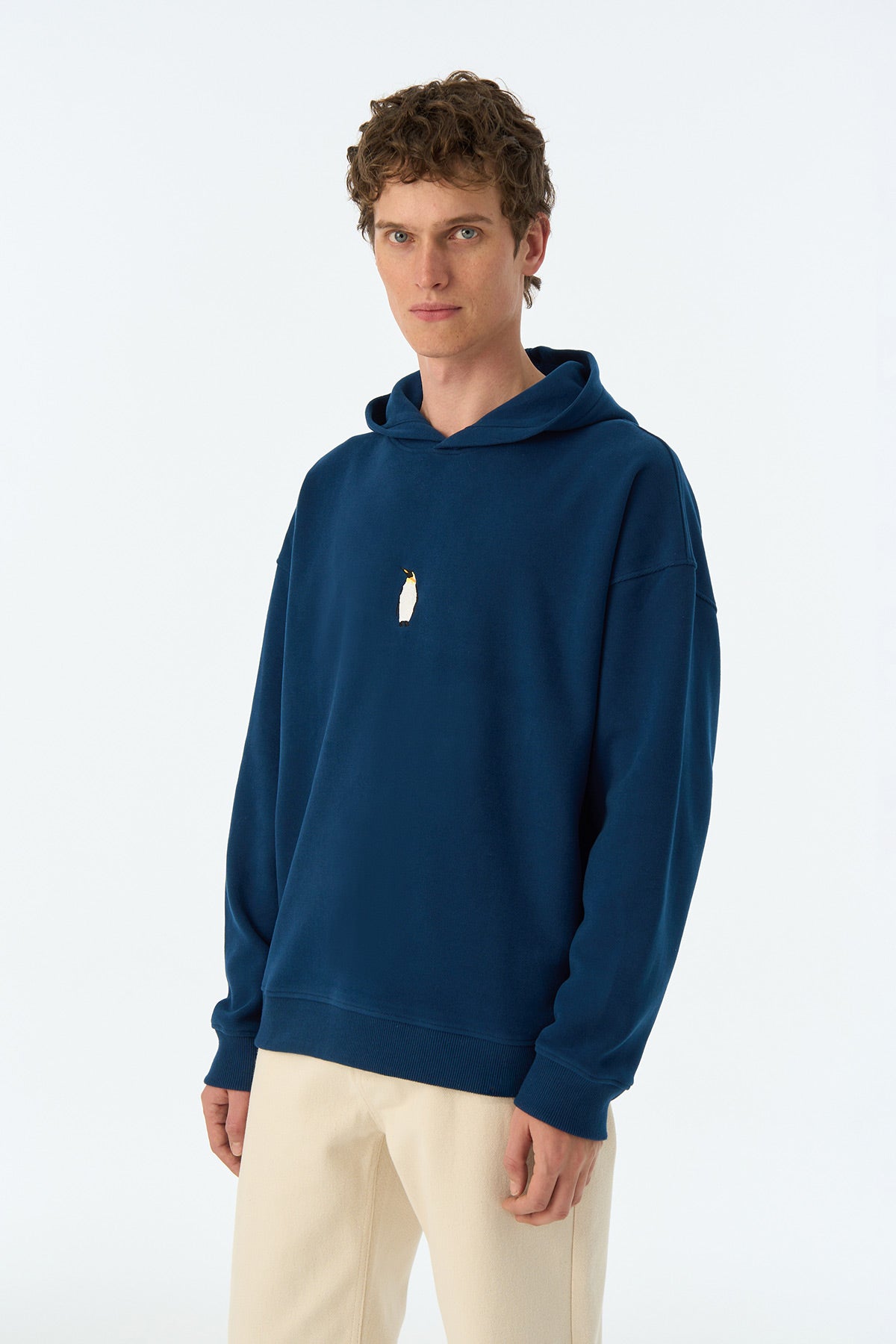 İmparator Penguen SuperSoft Hoodie - Lacivert