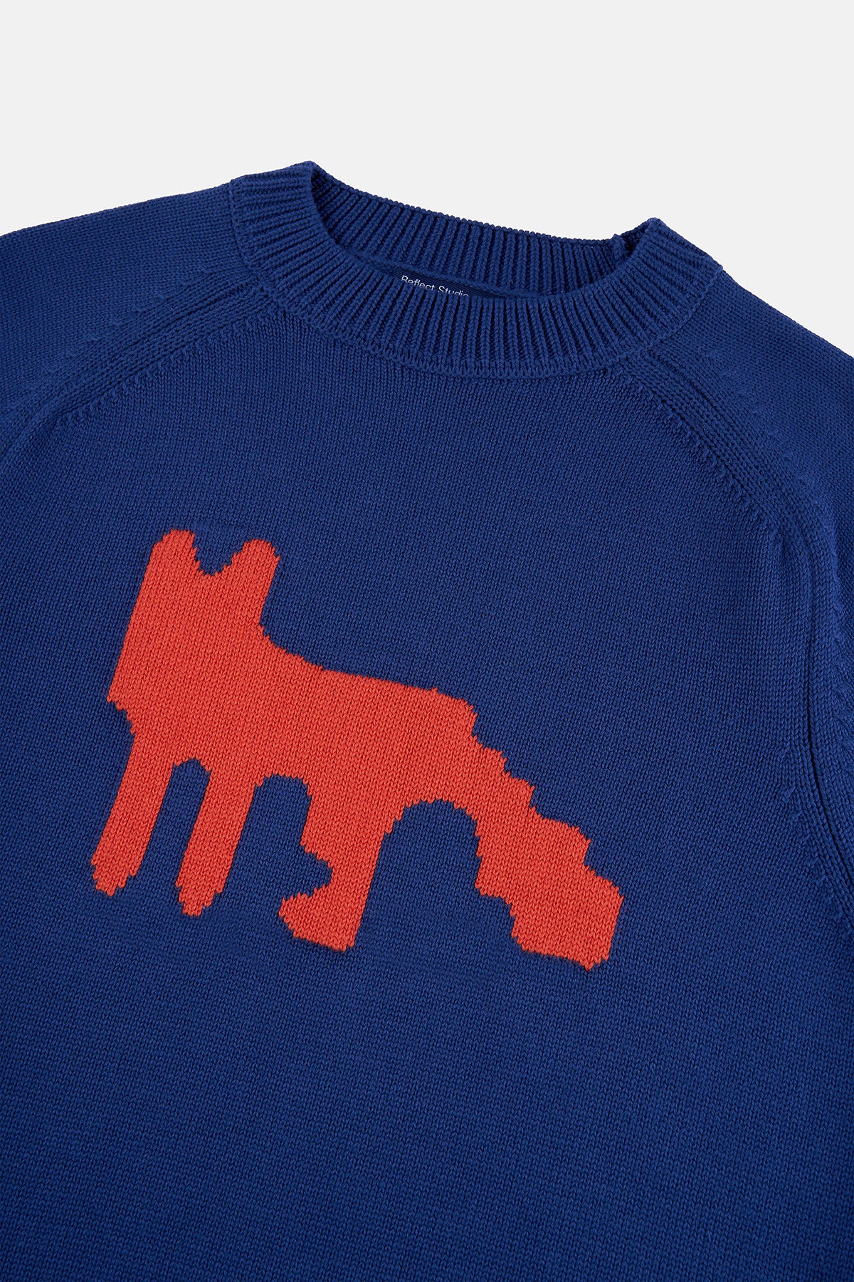 Kızıl Tilki Triko Crew Neck Sweater - Lacivert
