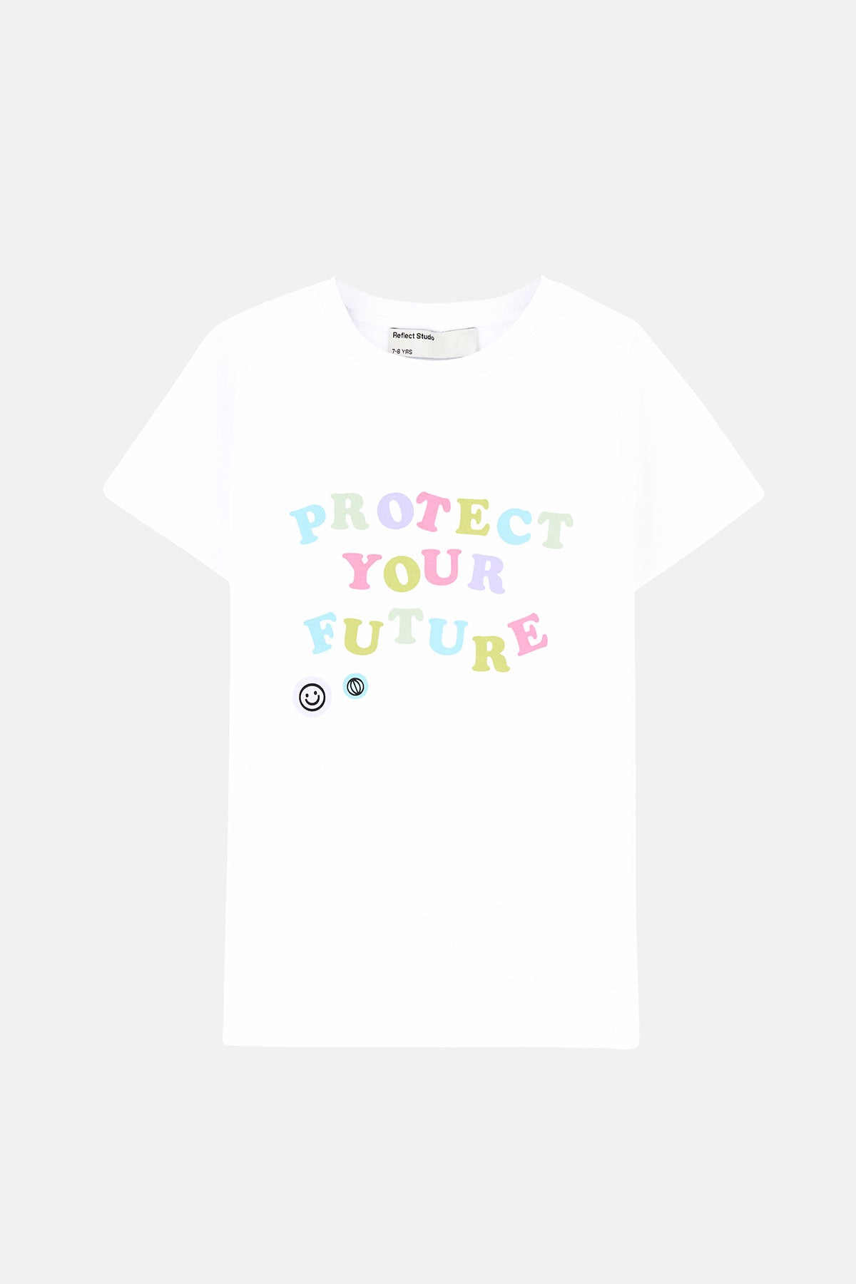 Protect Your Future Premium Çocuk T-Shirt - Beyaz