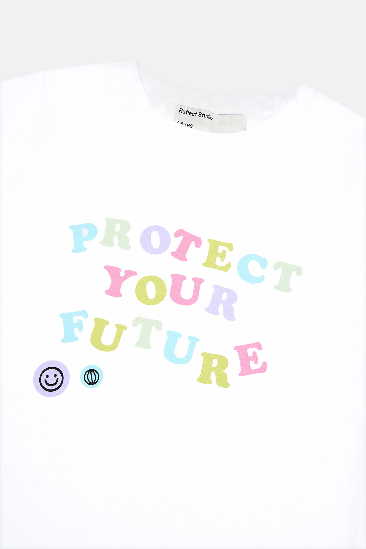 Protect Your Future Premium Çocuk T-Shirt - Beyaz