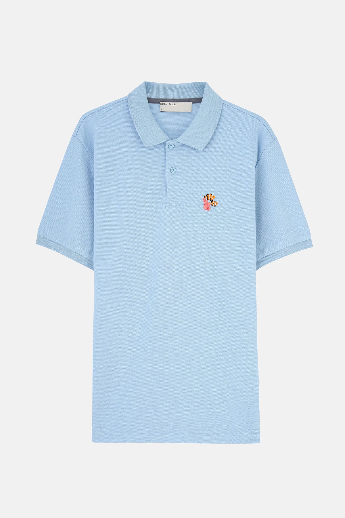 Palyaço Balığı Polo Yaka T-Shirt - Mavi