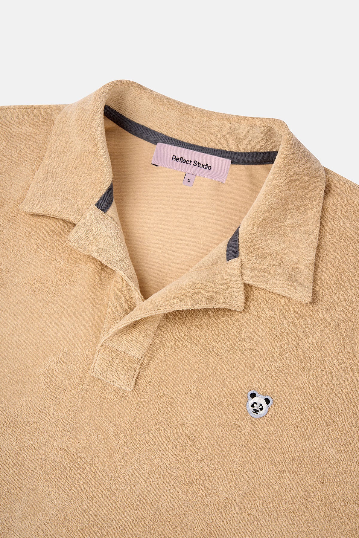 Panda Terry Polo T-shirt - Bej