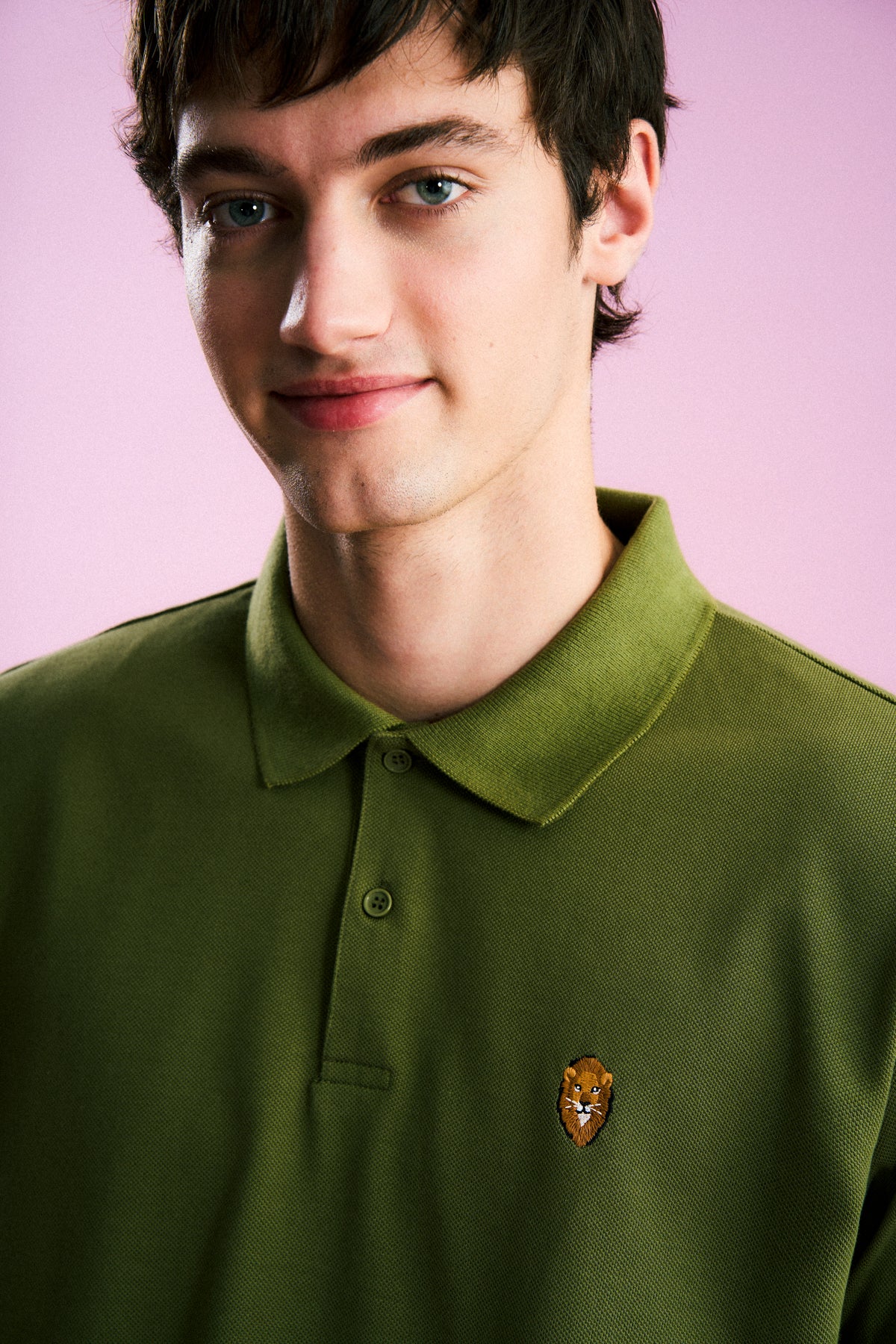 Aslan Polo Yaka T-Shirt - Haki