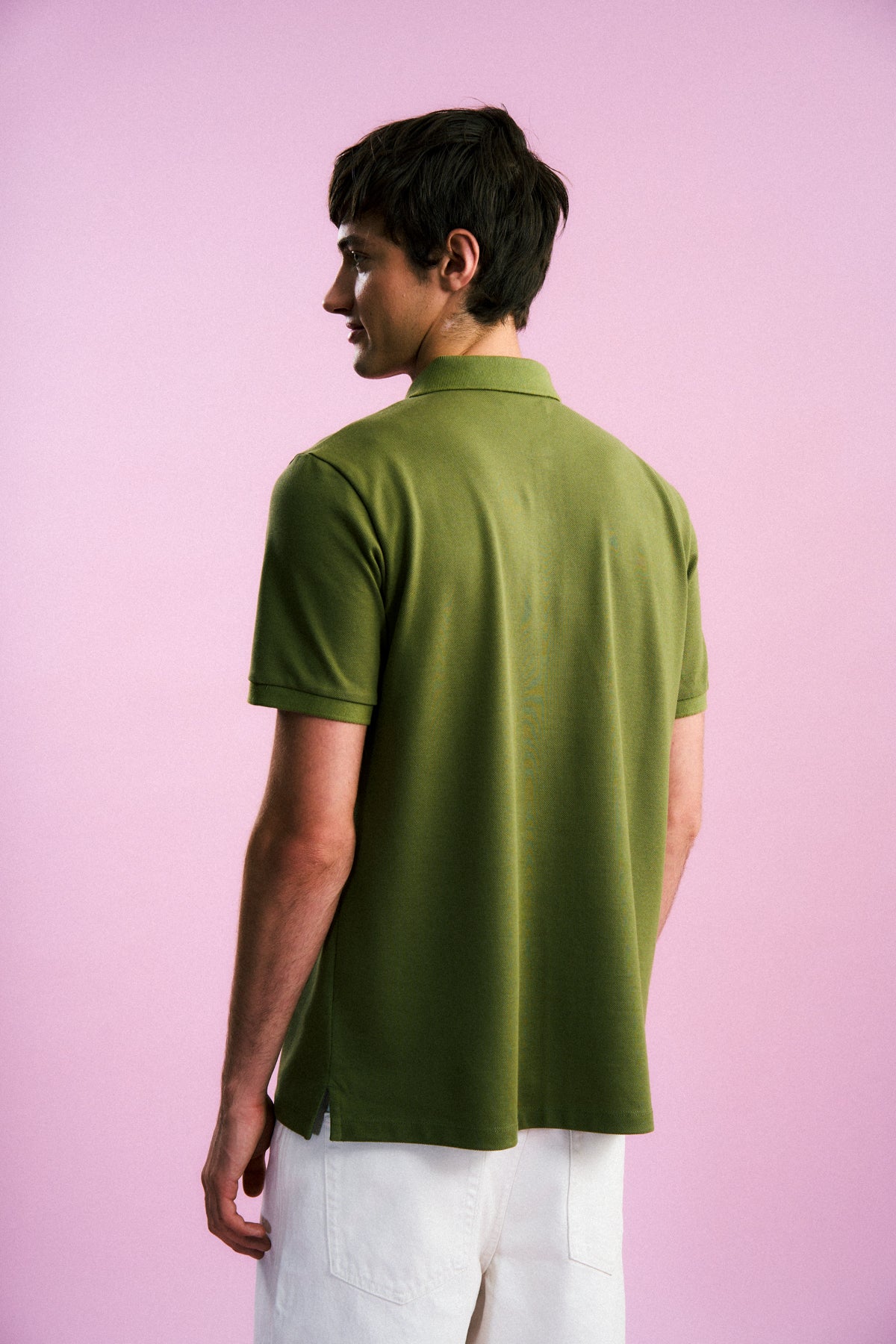 Aslan Polo Yaka T-Shirt - Haki