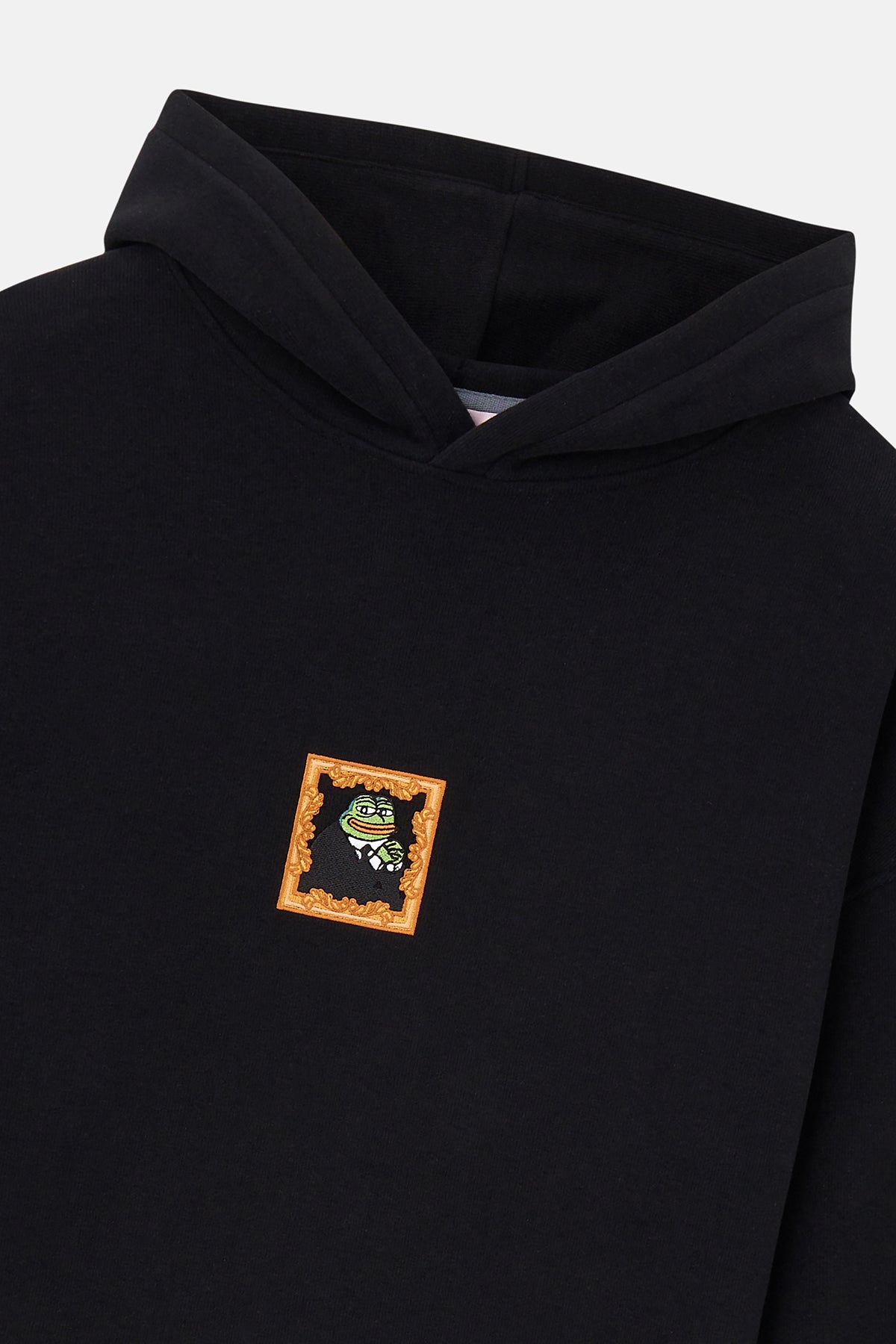 Thinker Pepe SuperSoft Hoodie - Siyah