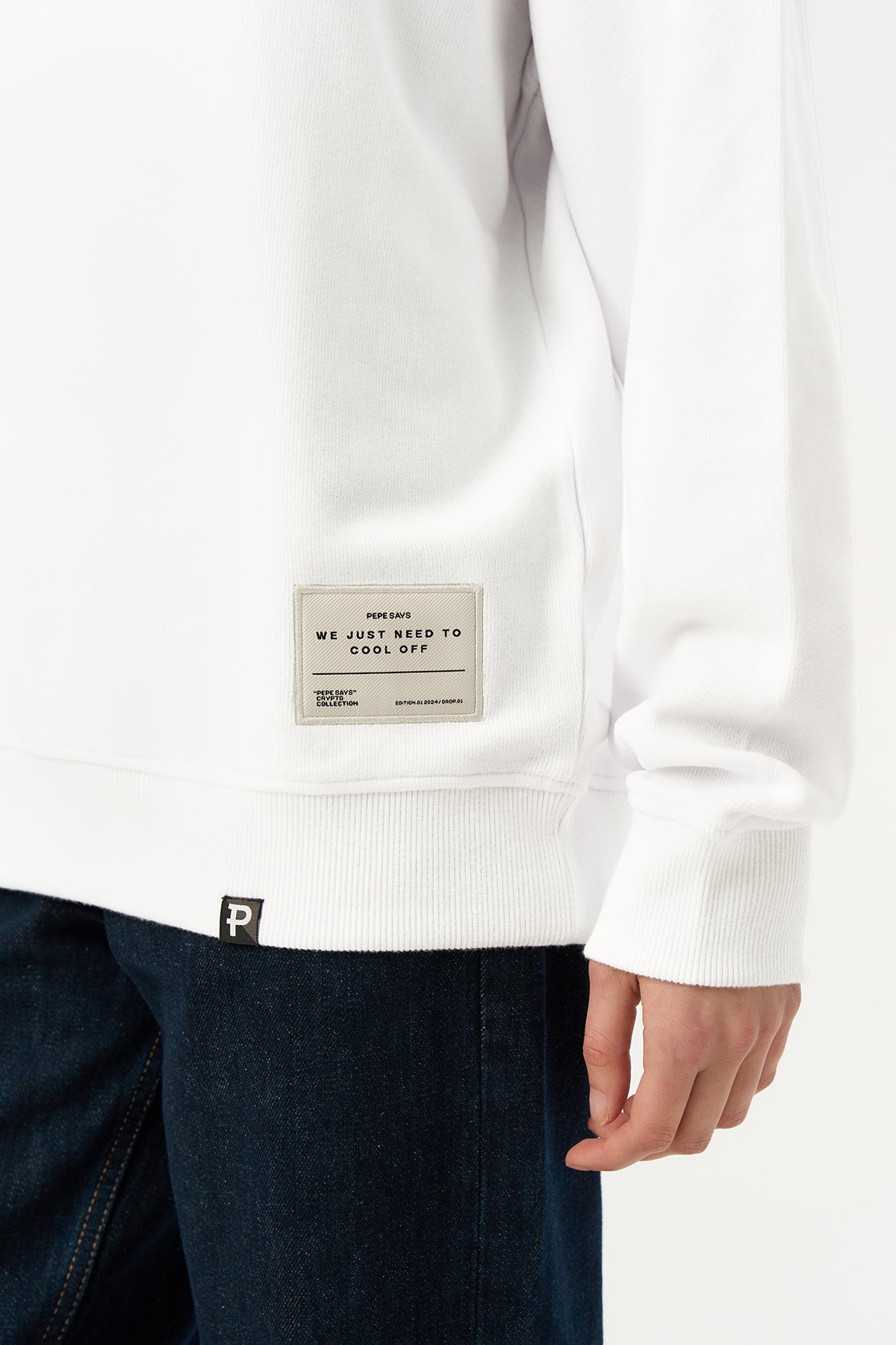 Jazzy Pepe SuperSoft Sweatshirt - Beyaz