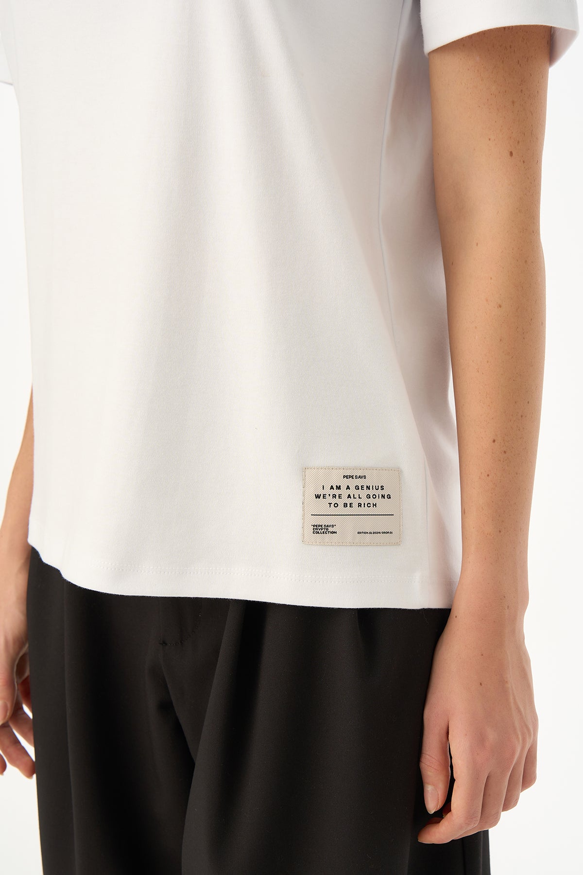 Jazzy Pepe Premium T-shirt - Beyaz
