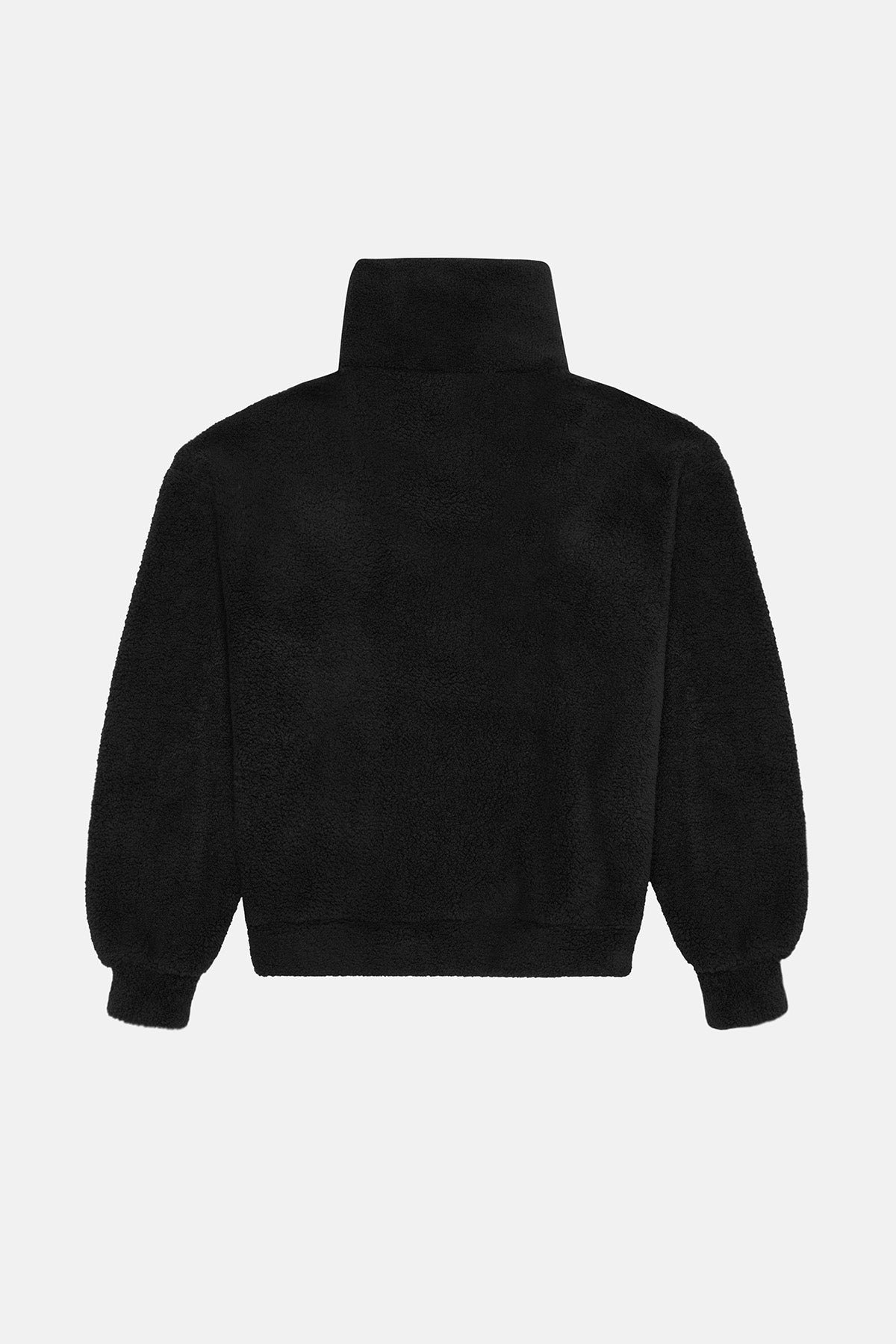 Koala Sherpa Quarter-Zip Sweatshirt - Siyah
