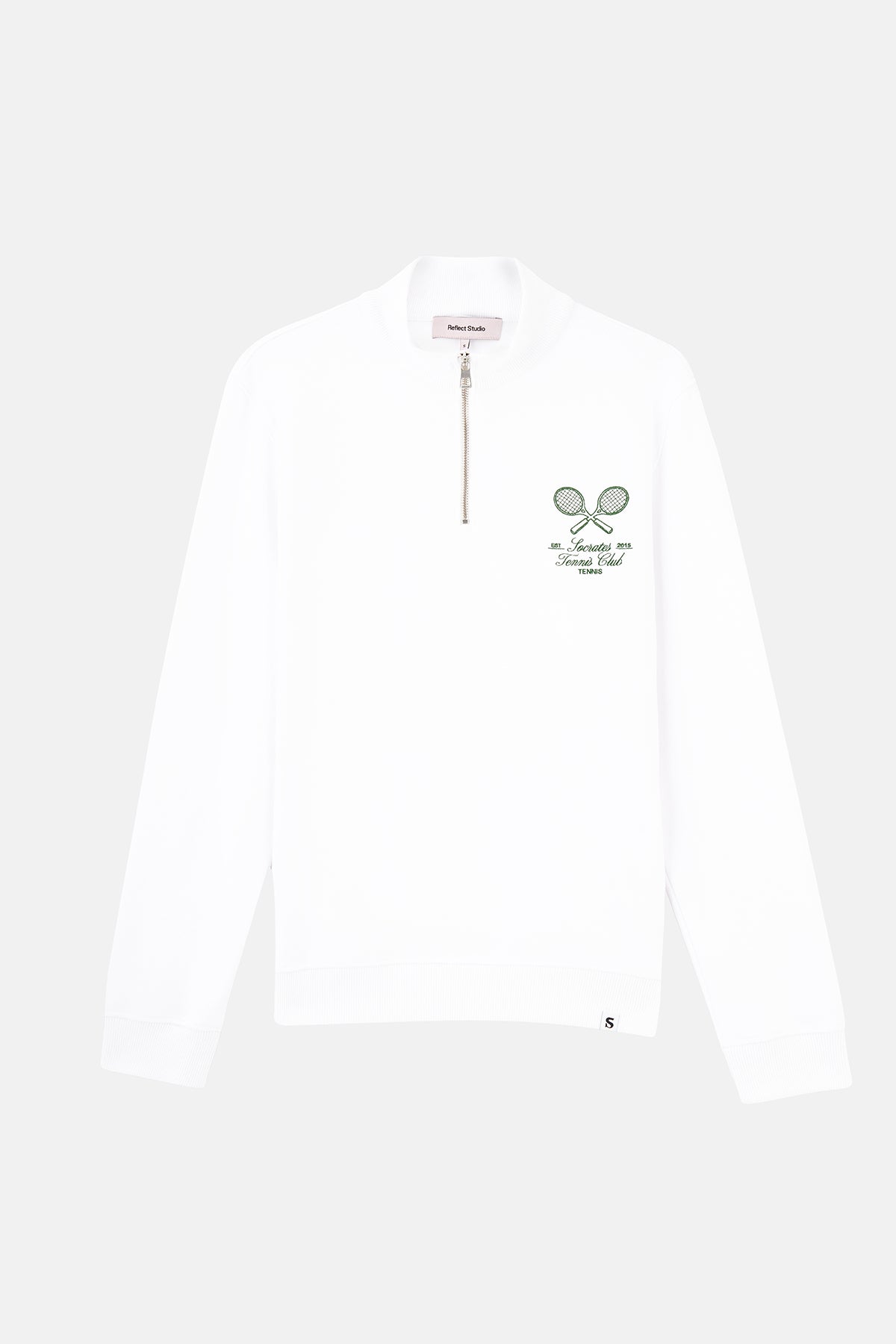 Socrates SuperSoft Quarter-Zip Sweatshirt - Beyaz