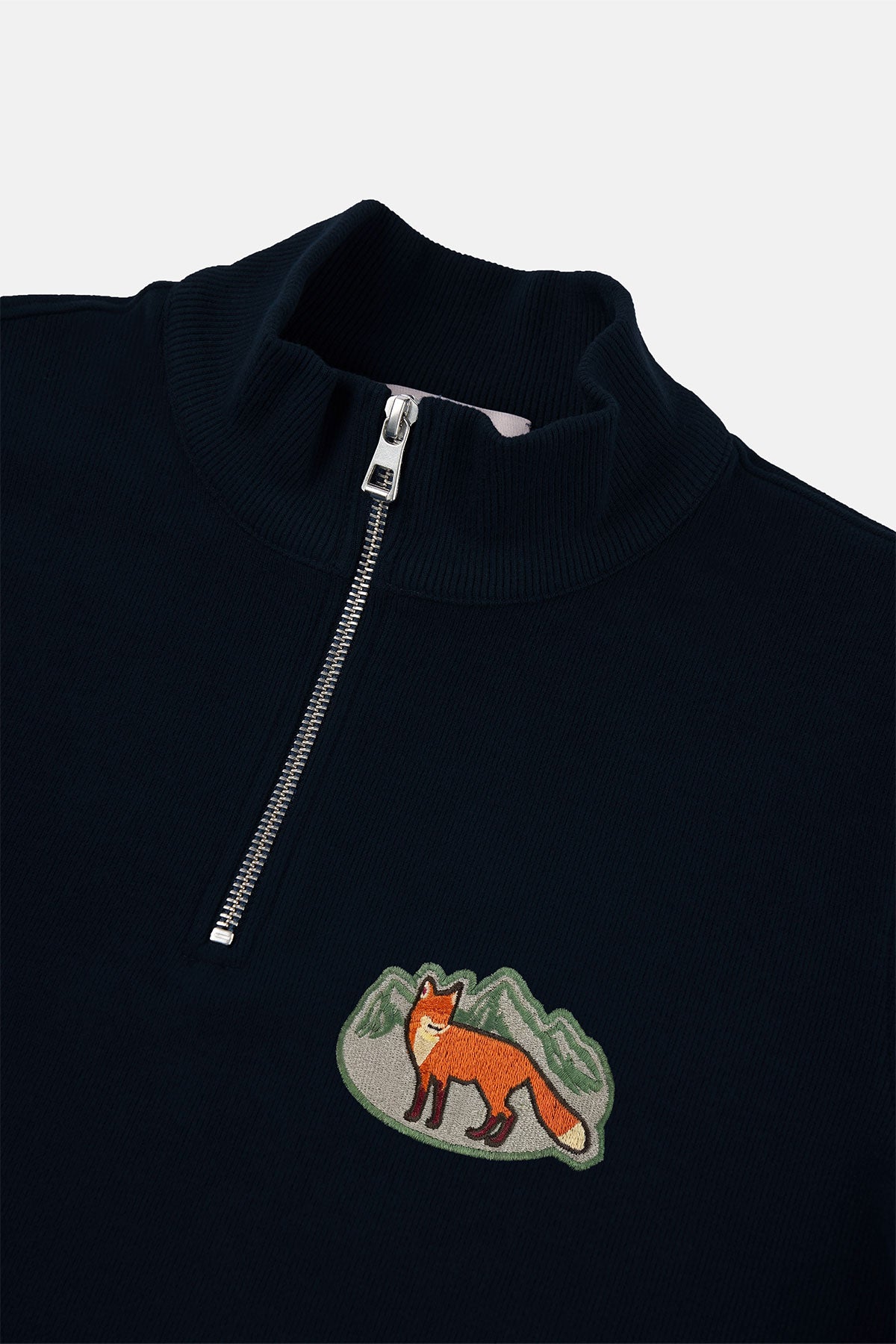Kızıl Tilki SuperSoft Quarter-Zip Sweatshirt - Lacivert