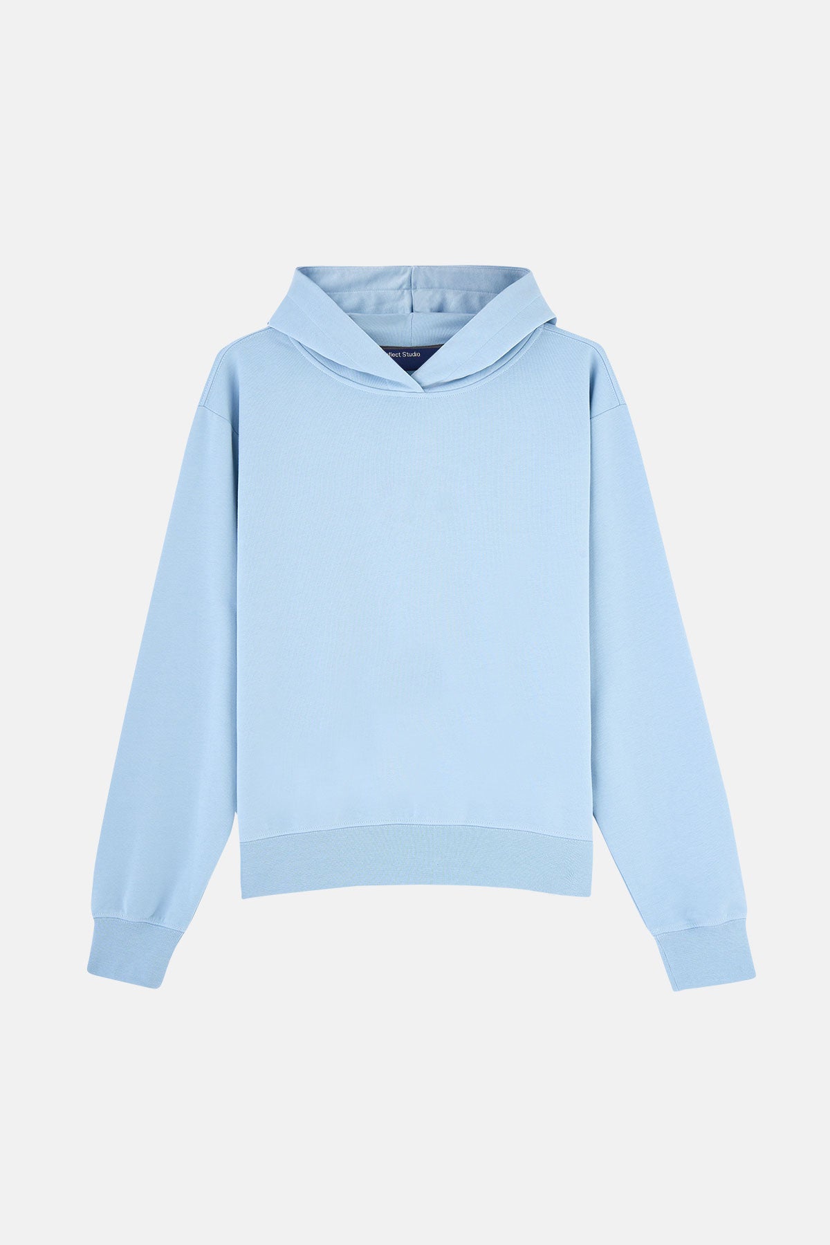 Basic Soft Fleece Hoodie - Bebek Mavisi