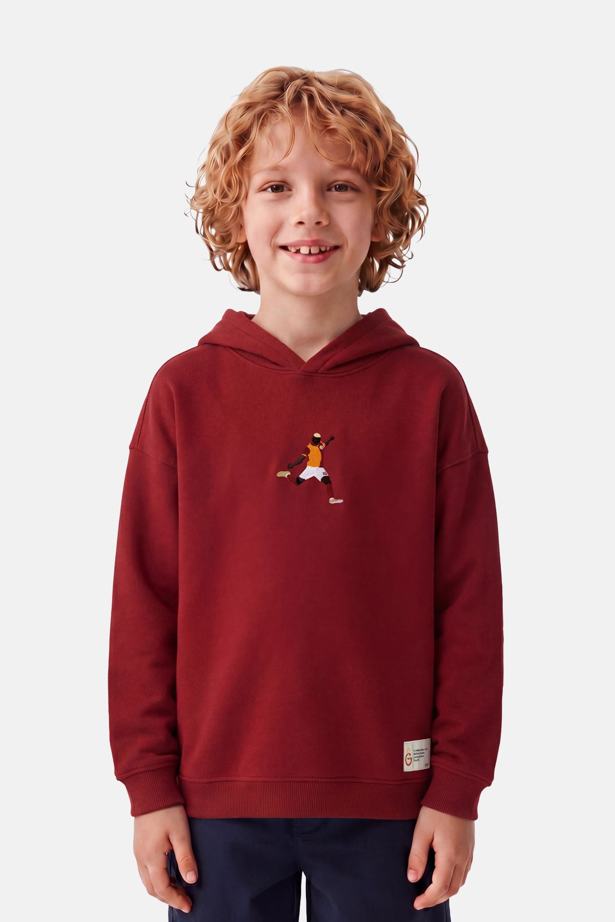Victor Osimhen SuperSoft Çocuk Hoodie - Kırmızı