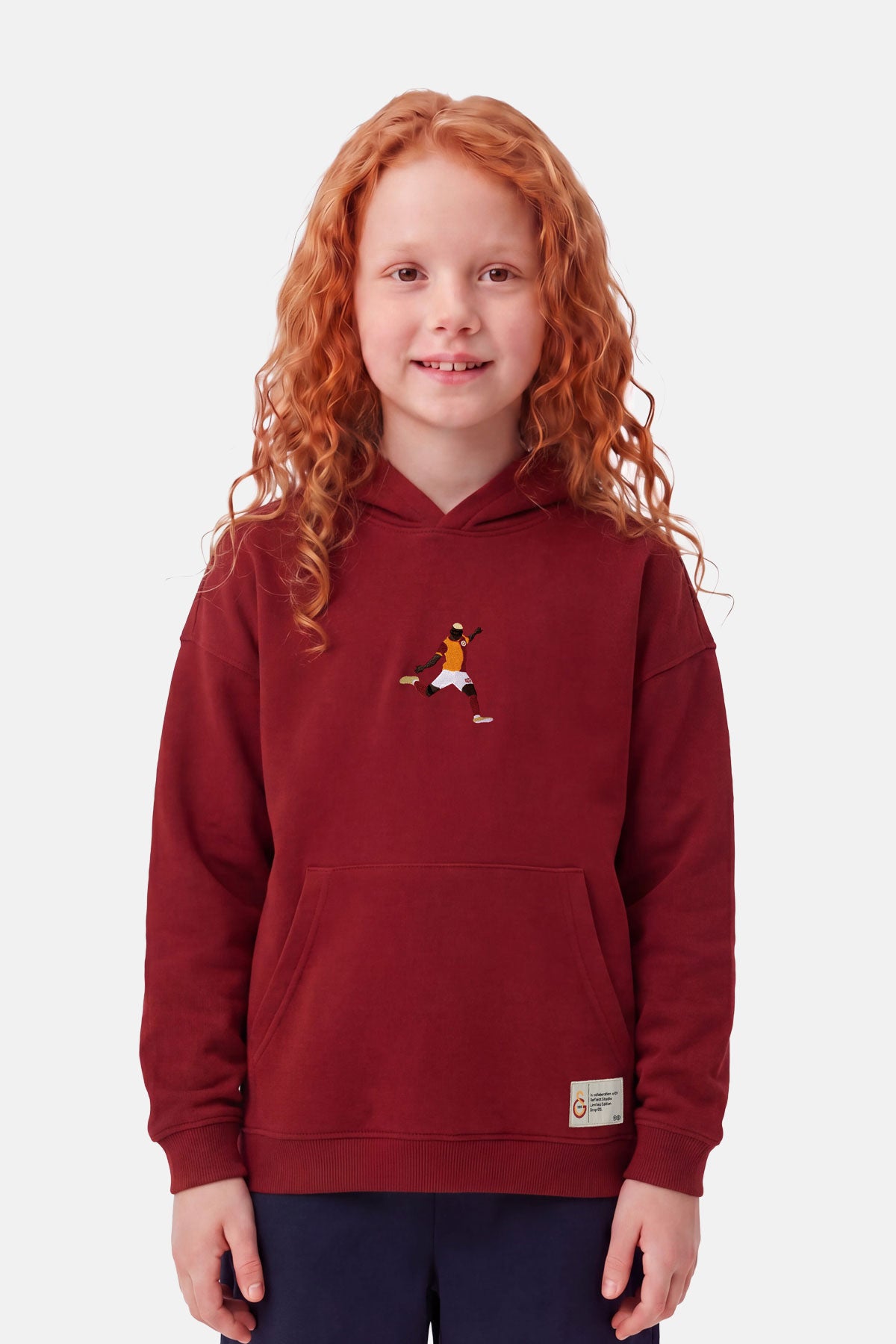 Victor Osimhen SuperSoft Çocuk Hoodie - Kırmızı