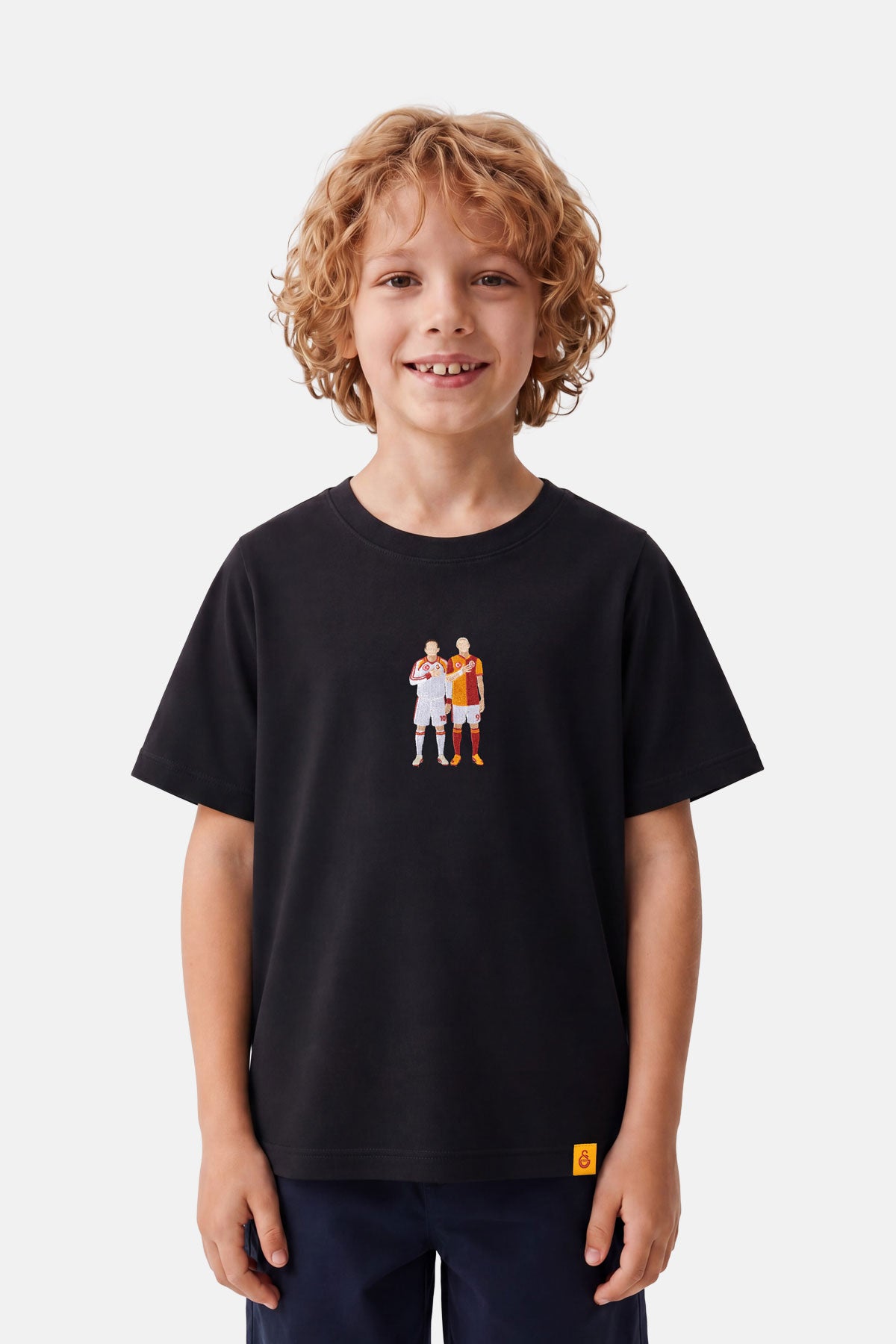 Hagi & Icardi Premium Çocuk T-shirt - Siyah