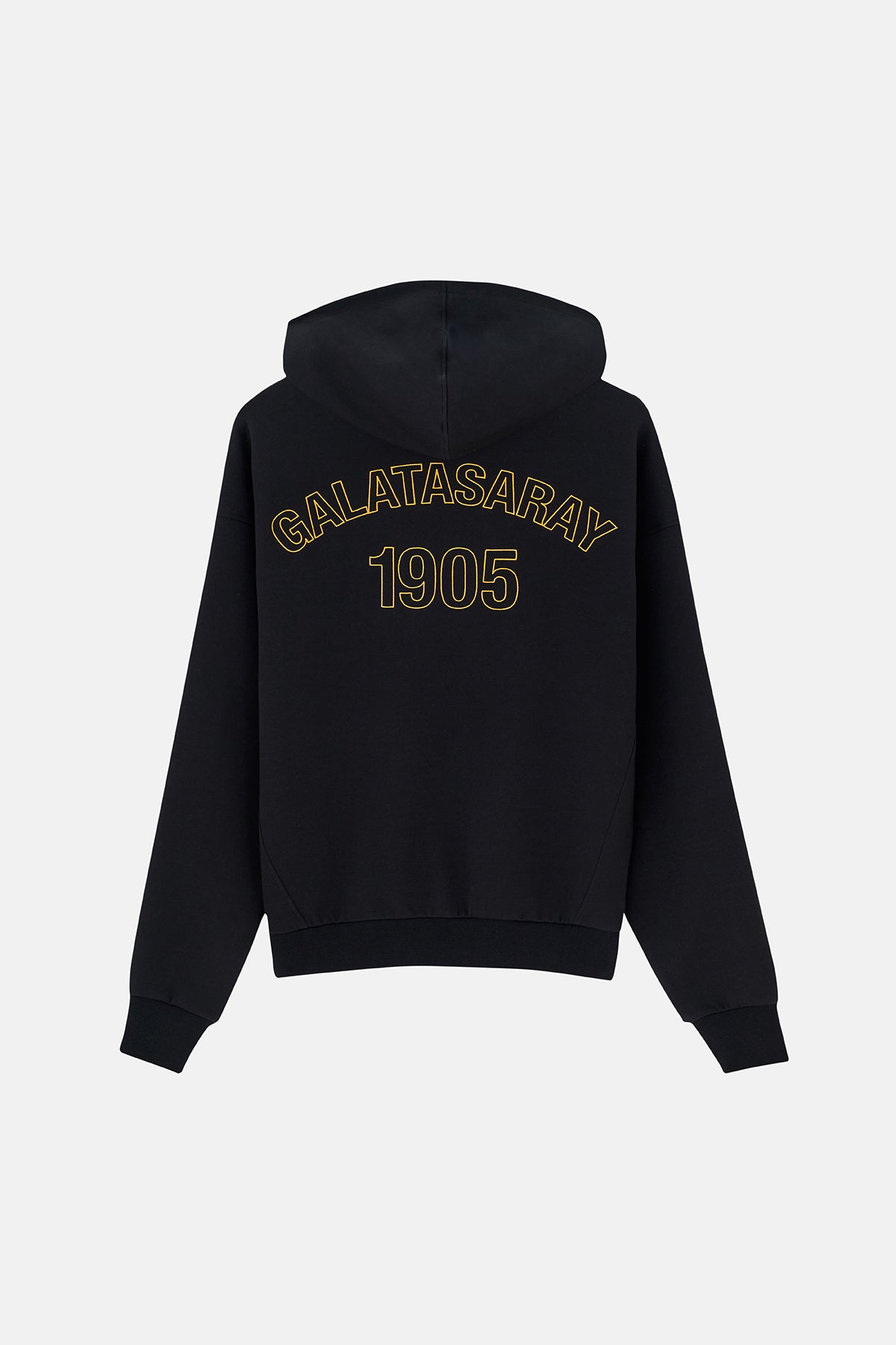 Galatasaray 1905 Fermuarlı Hoodie - Siyah
