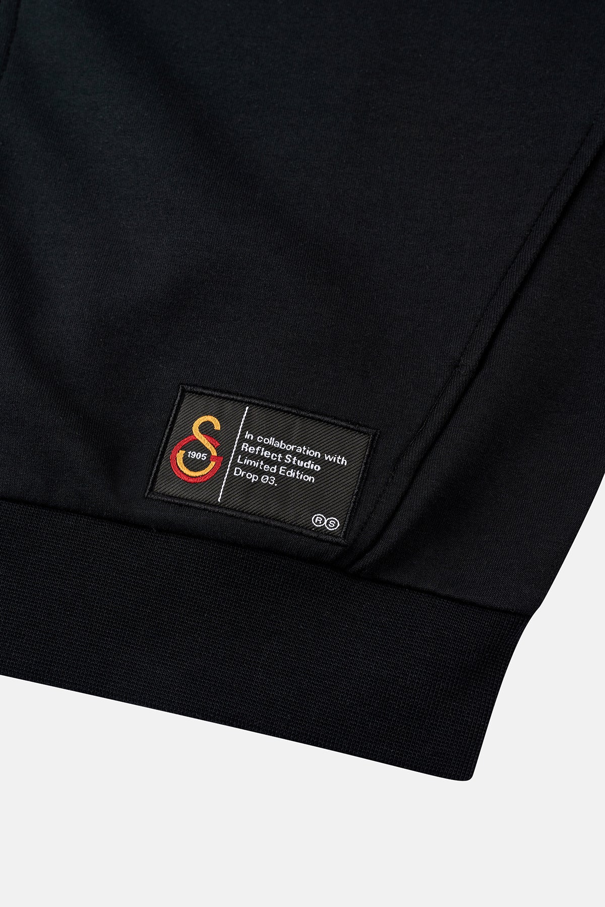 Galatasaray 1905 Fermuarlı Hoodie - Siyah