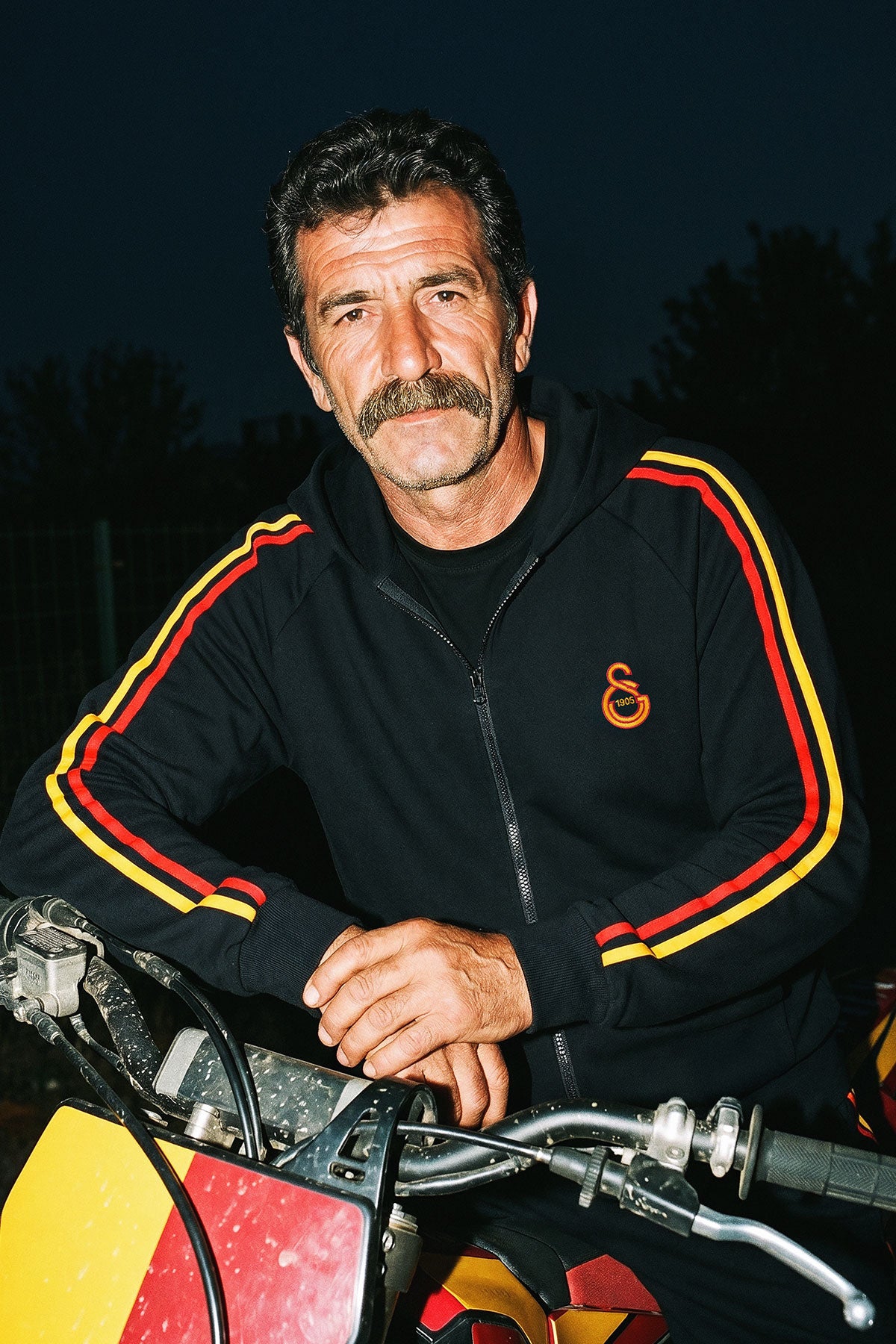 Galatasaray 1905 Fermuarlı Hoodie - Siyah
