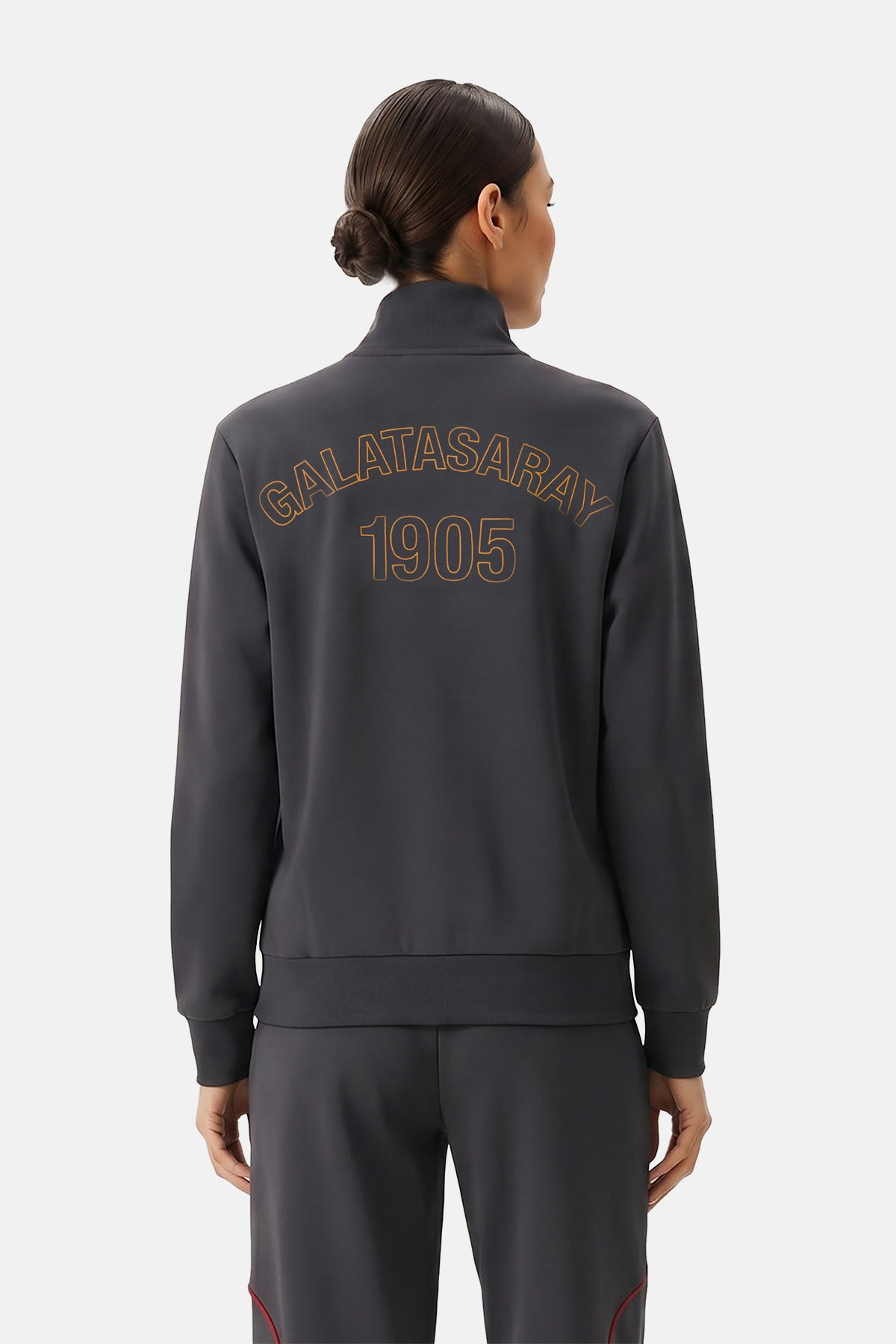 Galatasaray 1905 Fermuarlı Sweatshirt - Antrasit