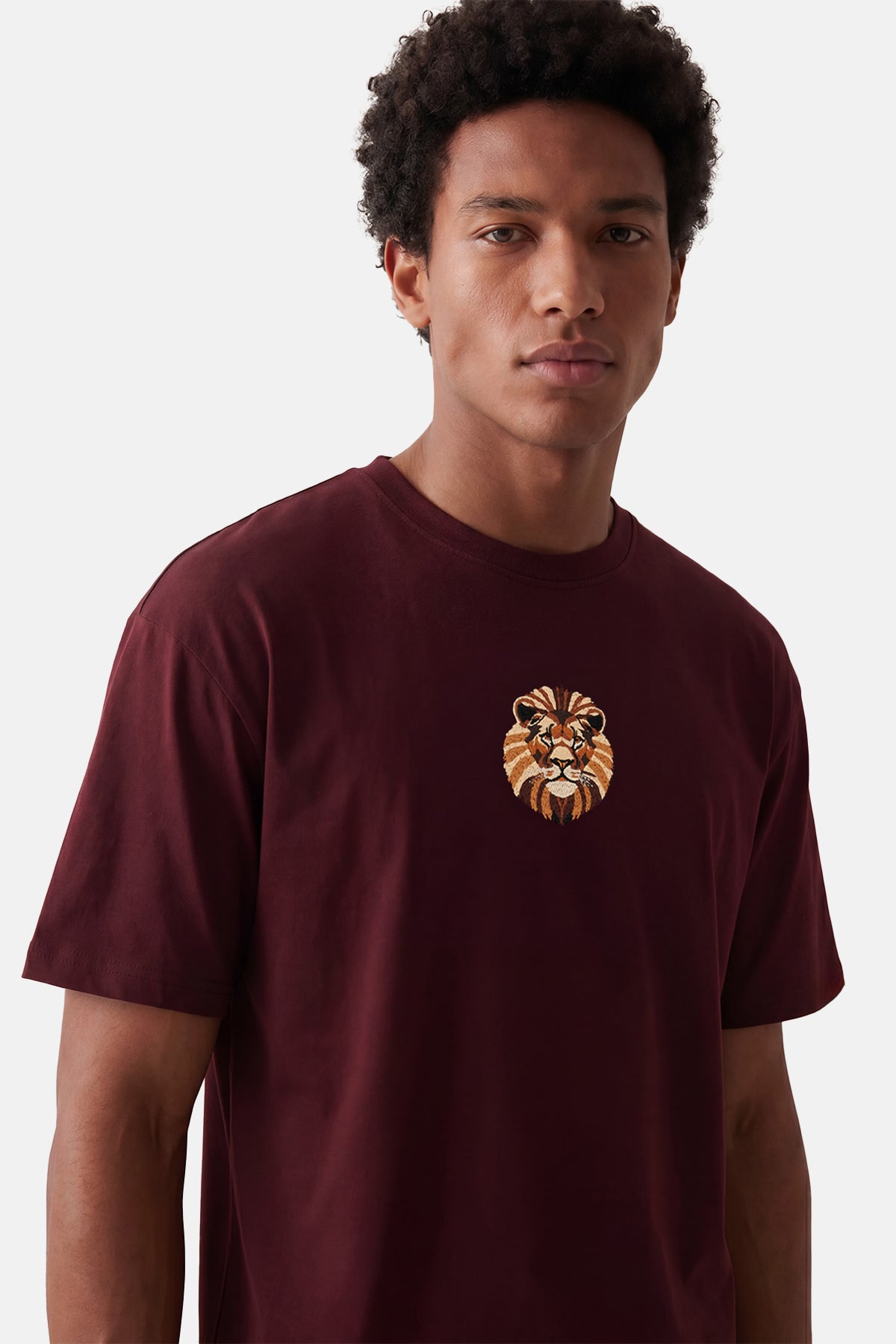 Aslan Premium T-shirt - Bordo