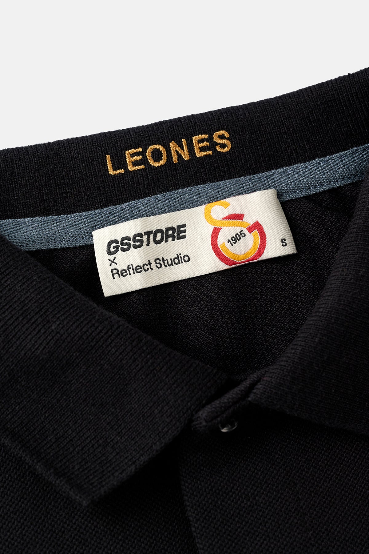 Leones Polo Yaka T-shirt - Siyah