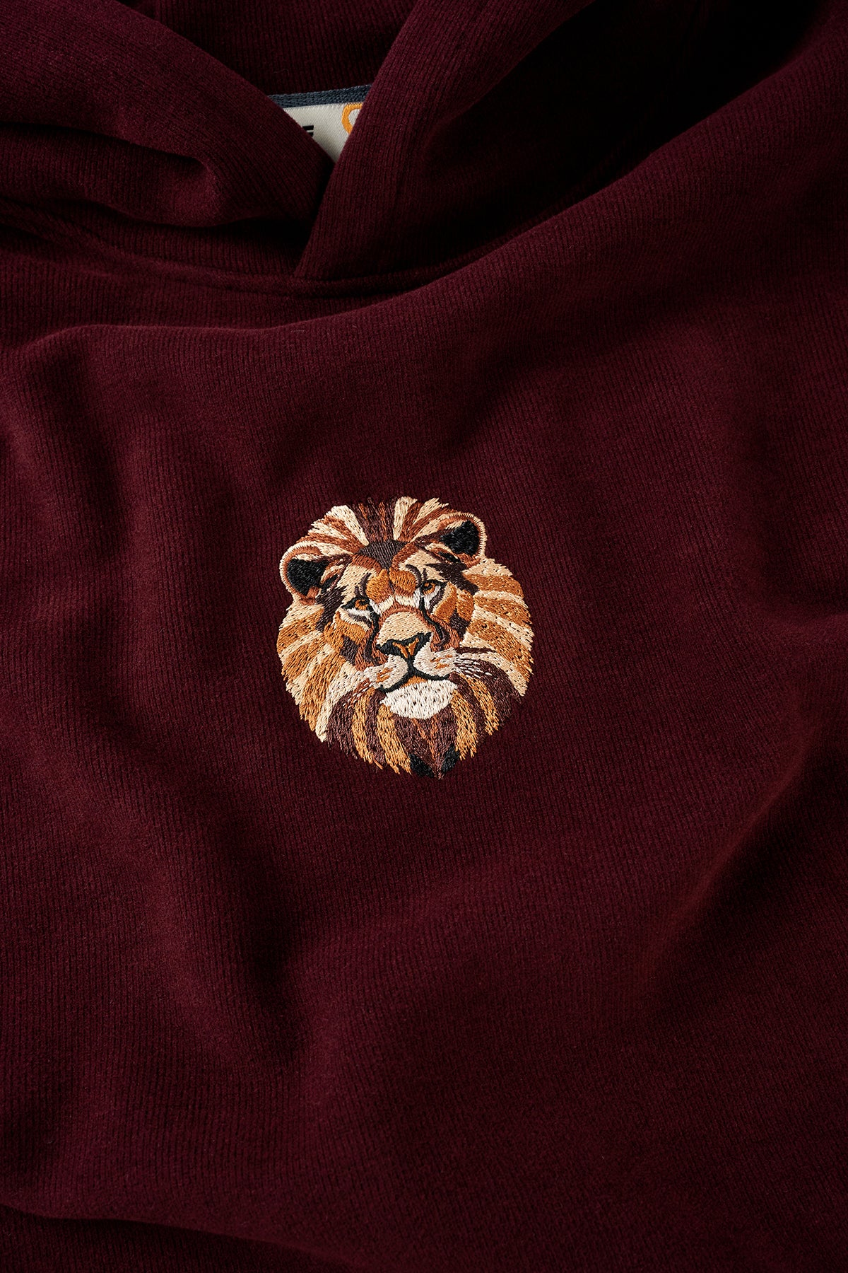 Aslan SuperSoft Kadın Hoodie - Bordo