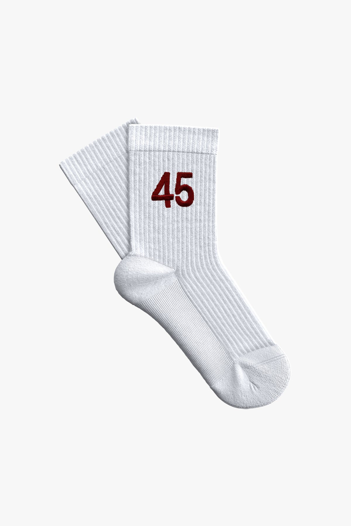 Osimhen 45 Havlu Çorap - Beyaz
