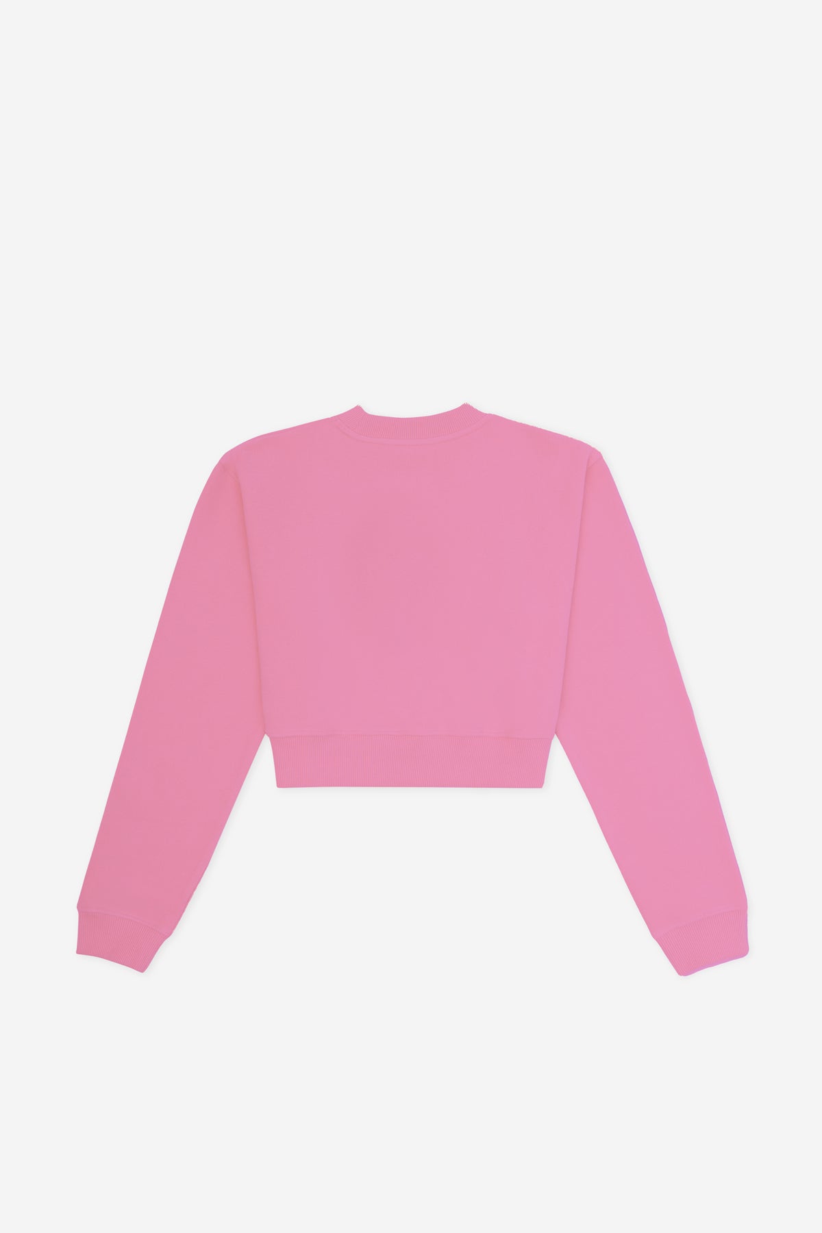 Ceylan SuperSoft Crop Sweatshirt - Pembe