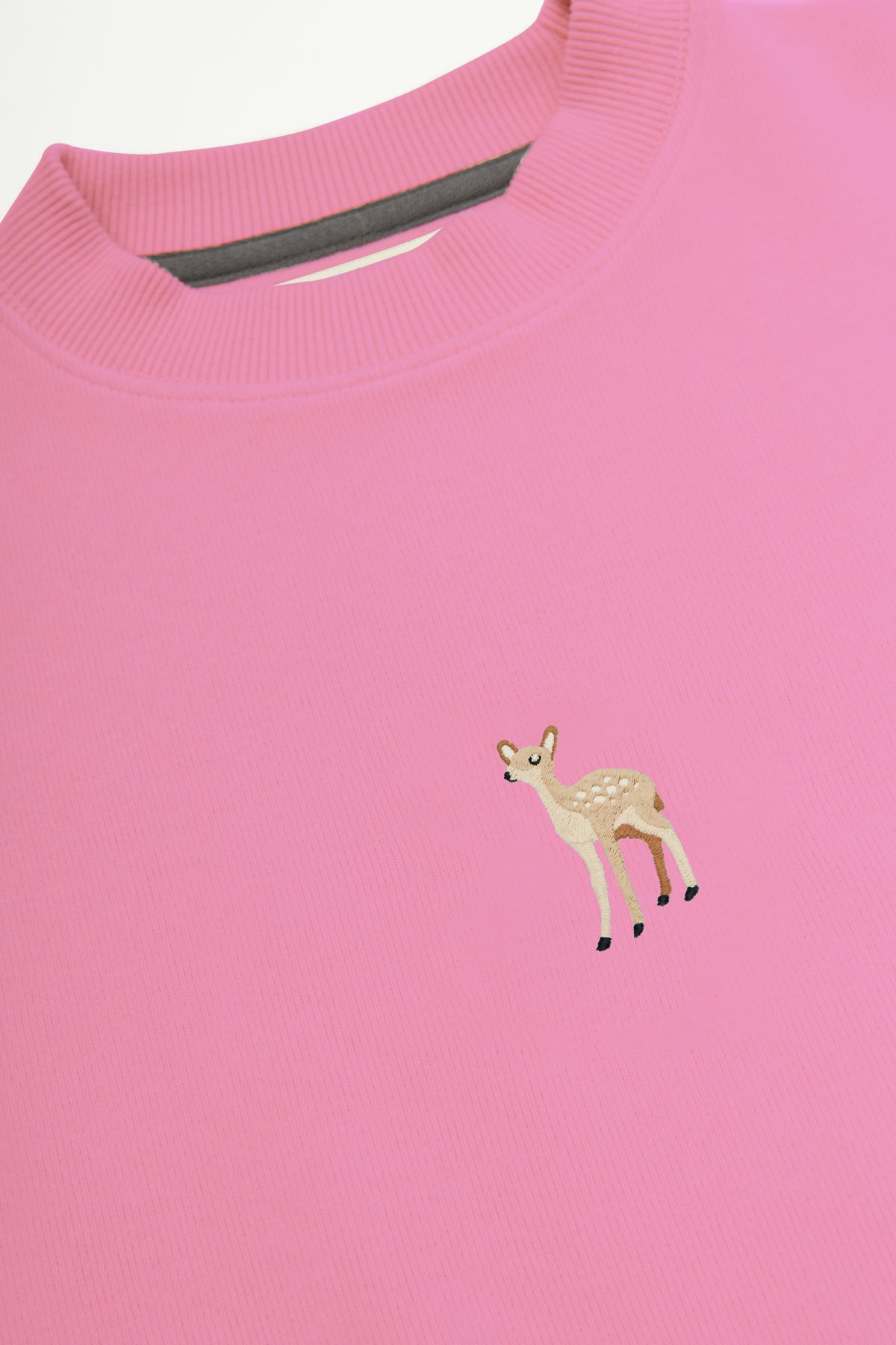 Ceylan SuperSoft Crop Sweatshirt - Pembe