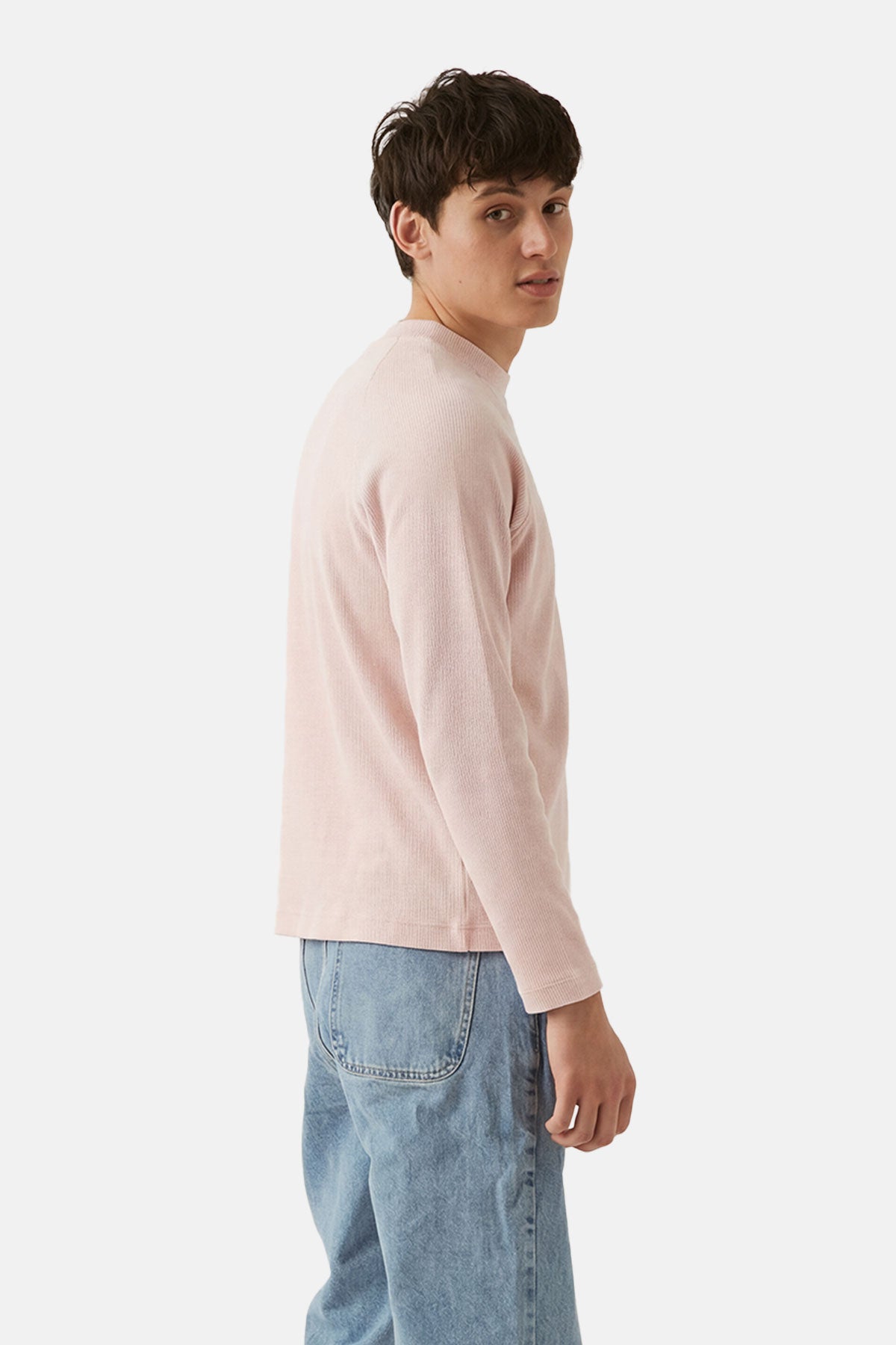 Sincap Ribanalı Sweatshirt - Açık Pembe