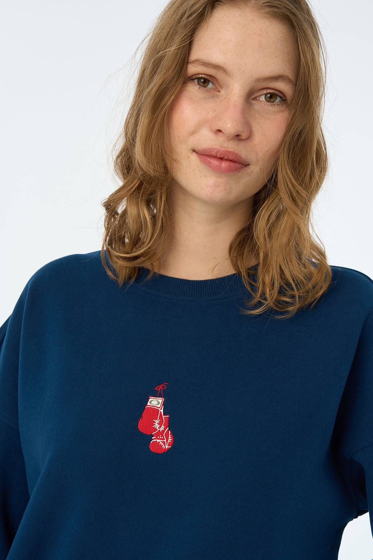 Boxing Gloves SuperSoft Sweatshirt - Lacivert