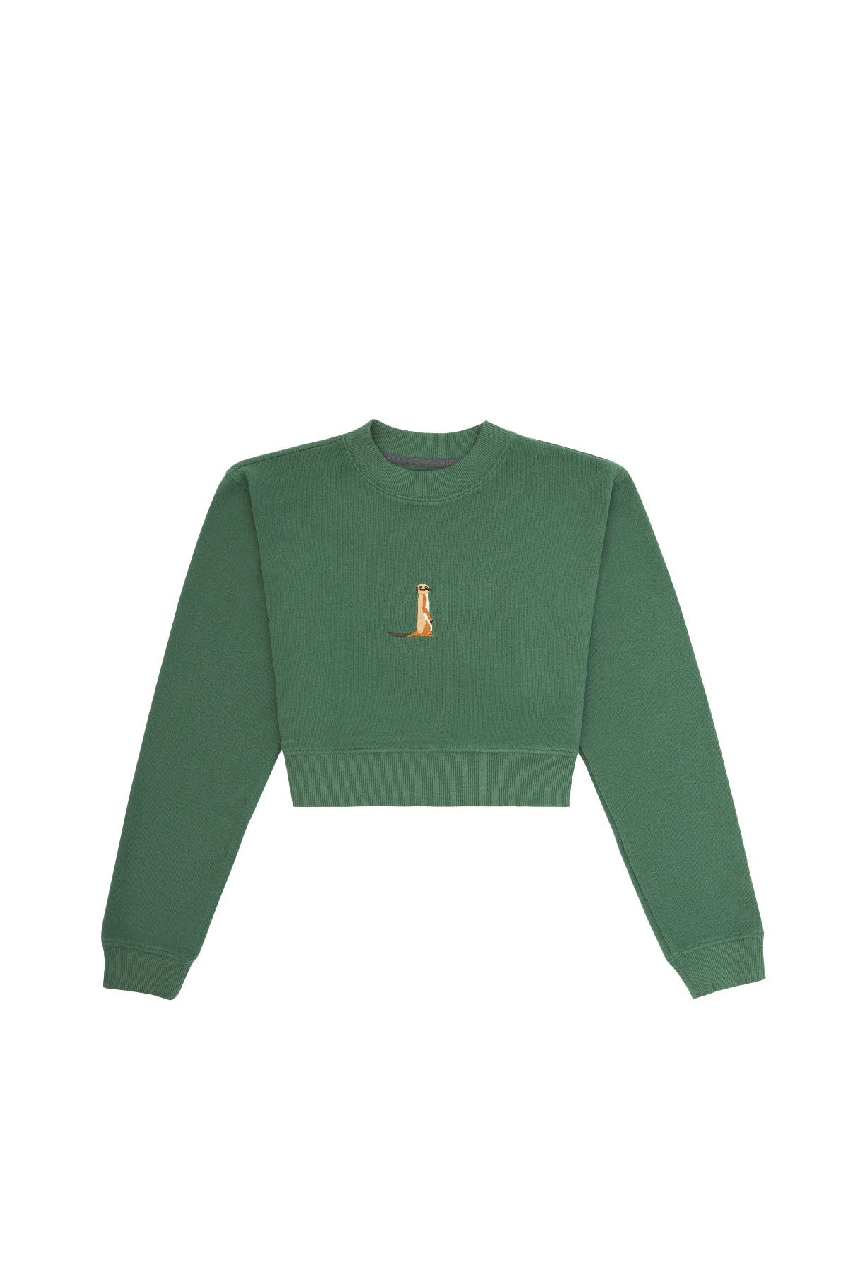 Mirket SuperSoft Crop Sweatshirt - Yeşil