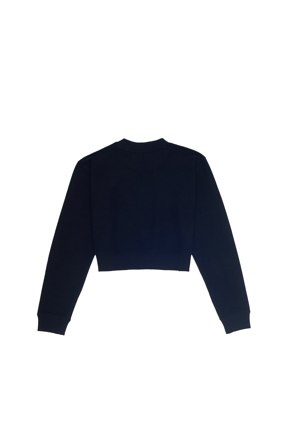 Flamingo SuperSoft Crop Sweatshirt - Siyah