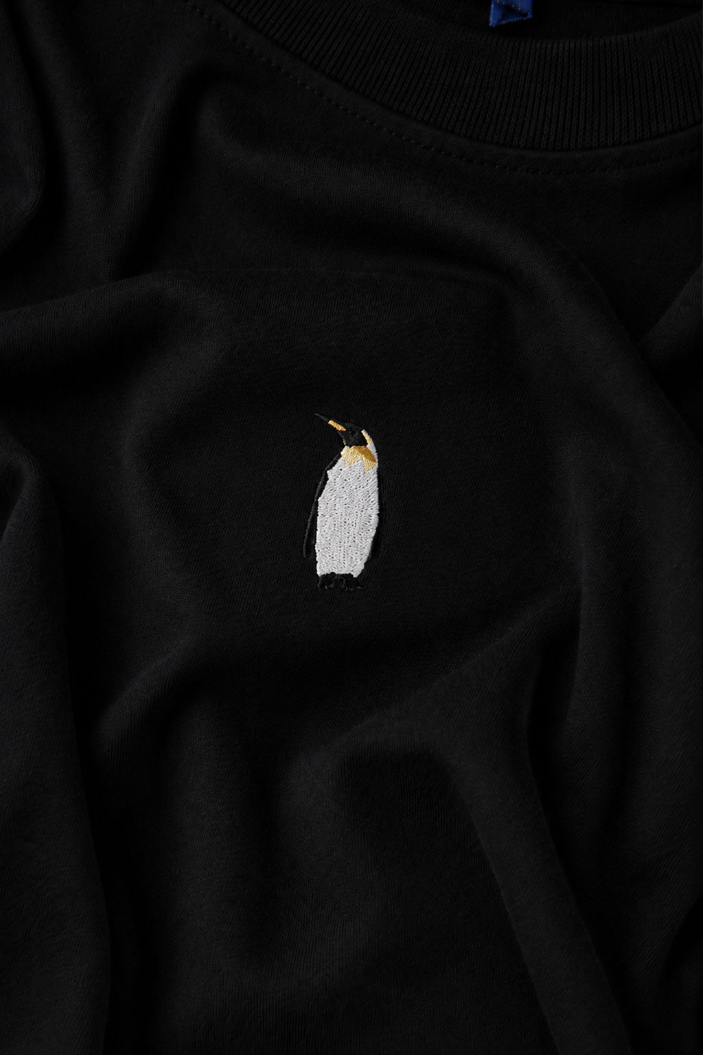 İmparator Penguen Premium T-shirt - Siyah
