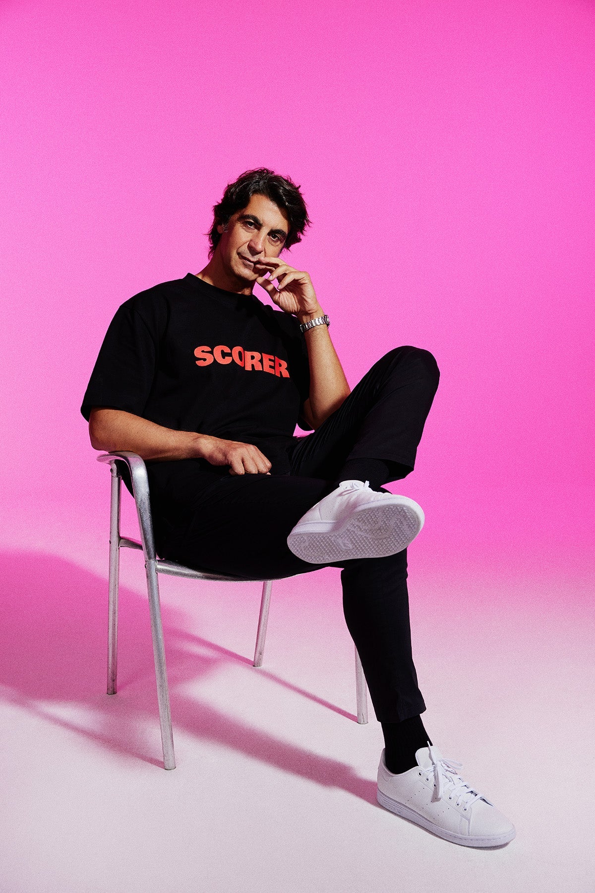 Scorer Oversize Premium T-Shirt - Siyah