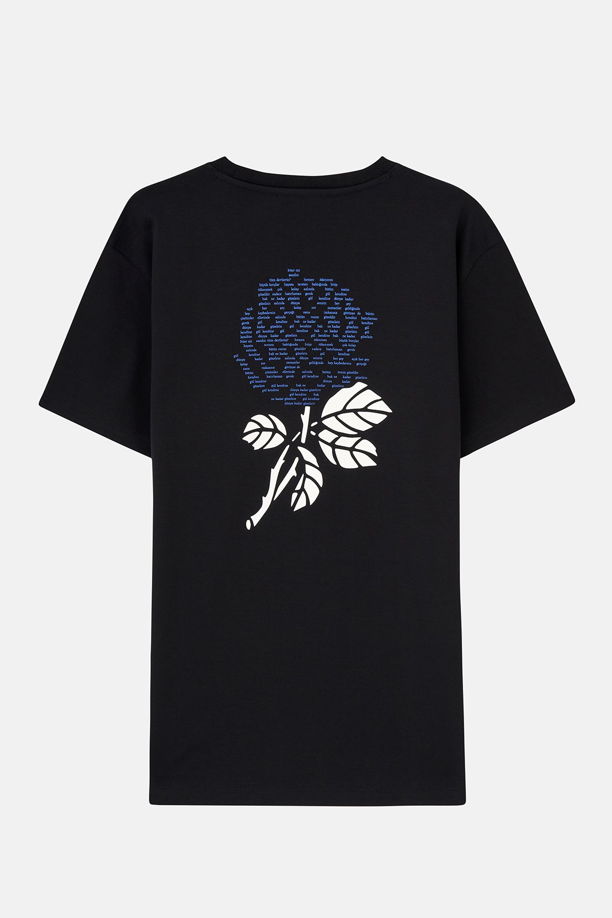 Gül Kendine Premium T-shirt - Siyah