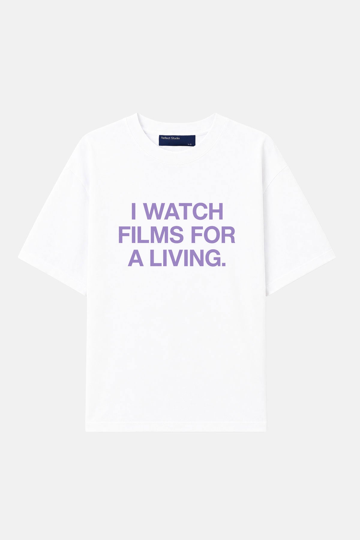 I Watch Films For A Living Premium T-shirt - Beyaz